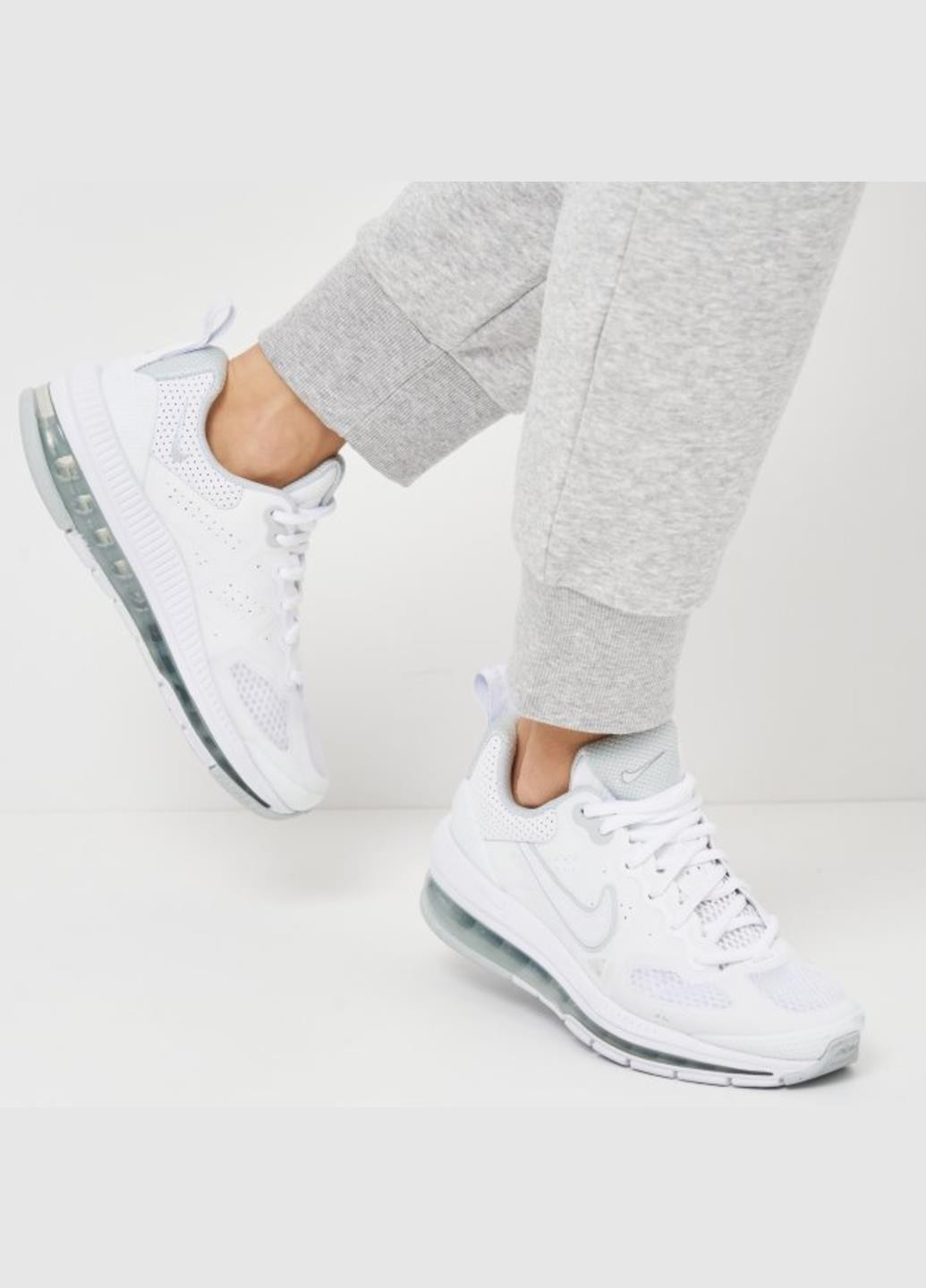 Кроссовки CZ1645-100 Nike Air Max Genome белые демисезоны (317231431)