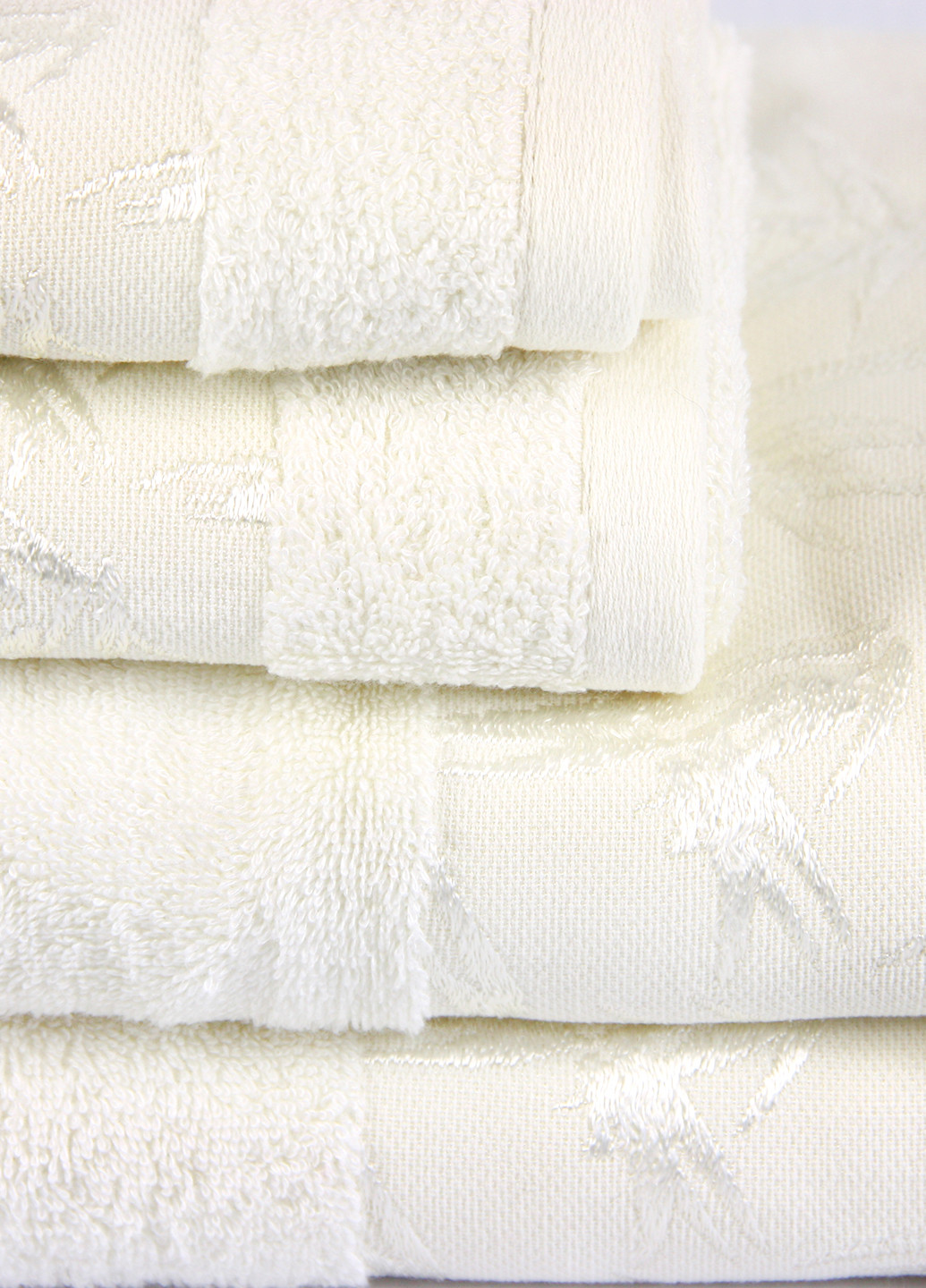 Maisonette полотенце (1 шт.), 50х100 см однотонный молочный производство - Турция