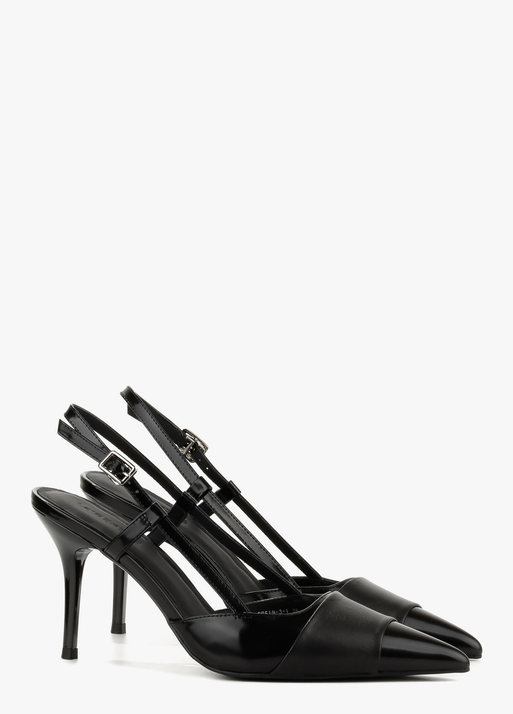 Le'BERDES Туфлі слінгбекі чорний з натуральна шкіра, україна — літо (370483582)