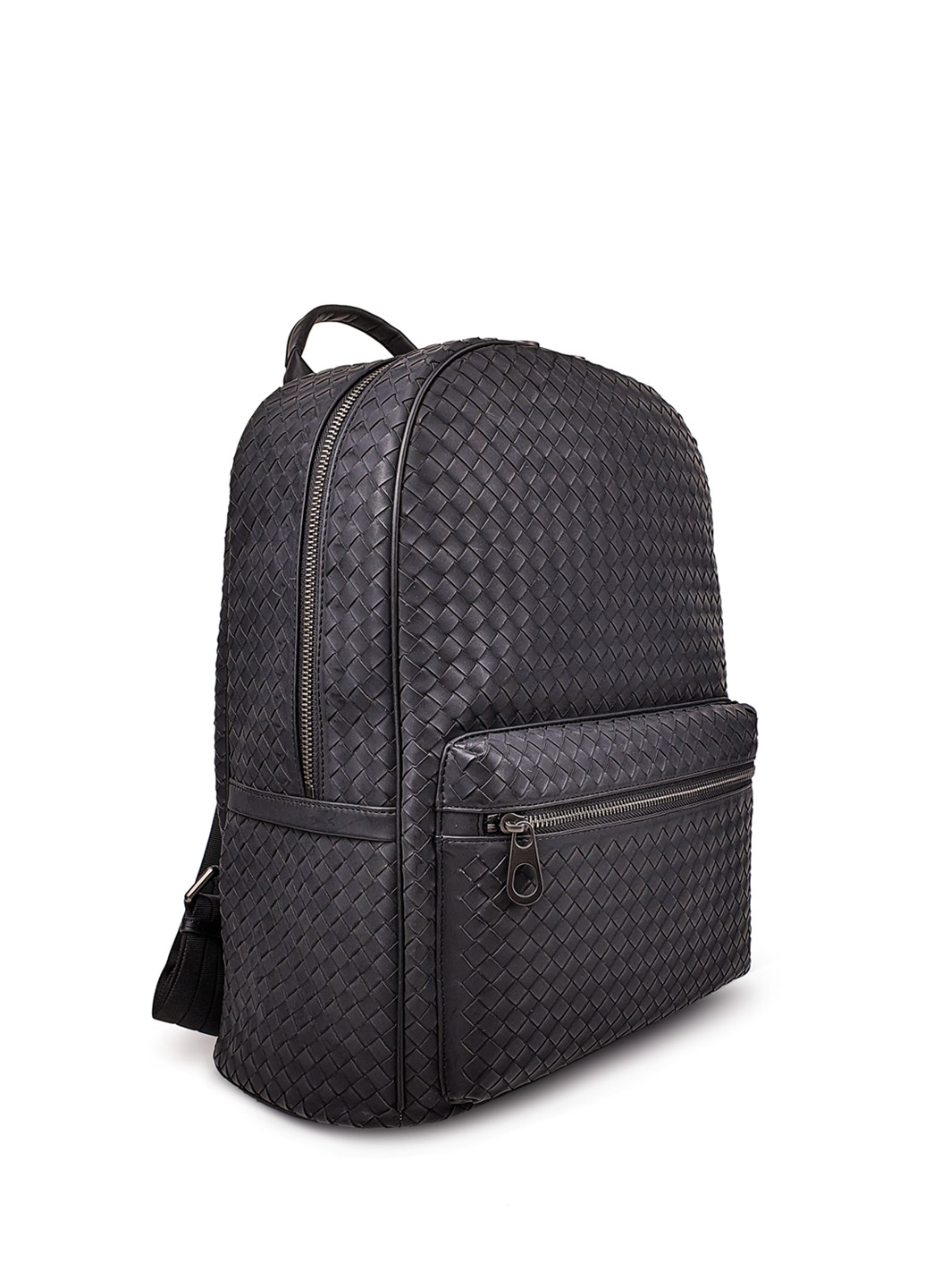 Модный мужской кожаный рюкзак темно-серого цвета Fashion рюкзак (251825960)