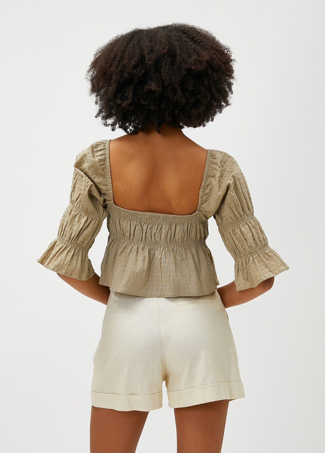 Хаки блуза KOTON