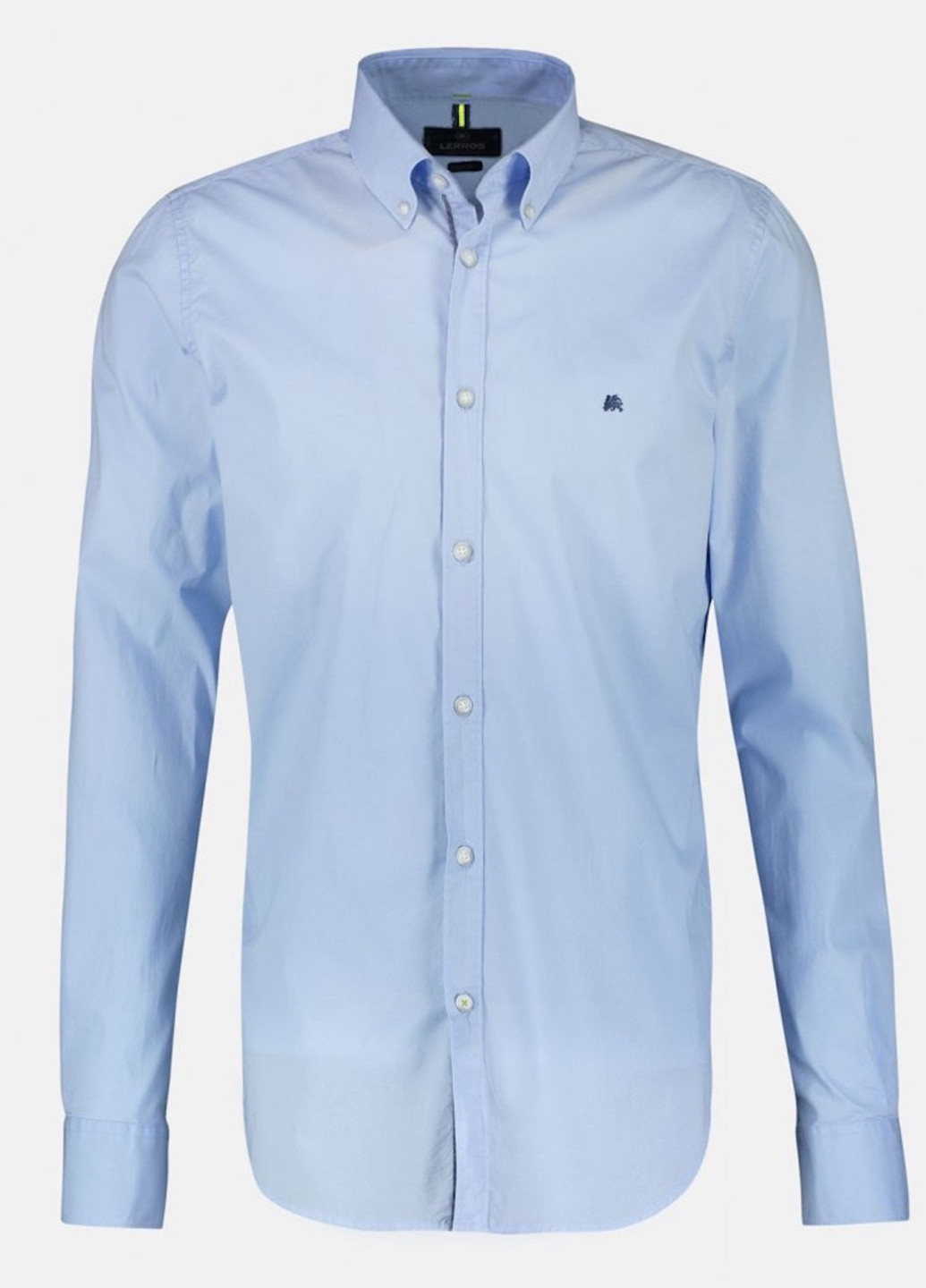 Голубой кэжуал рубашка однотонная Lerros