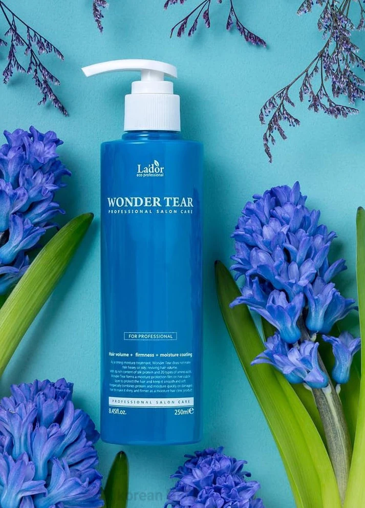 Зволожуюча маска-бальзам для волосся з протеїнами шовку Wonder Tear 250 мл LADOR (248671095)