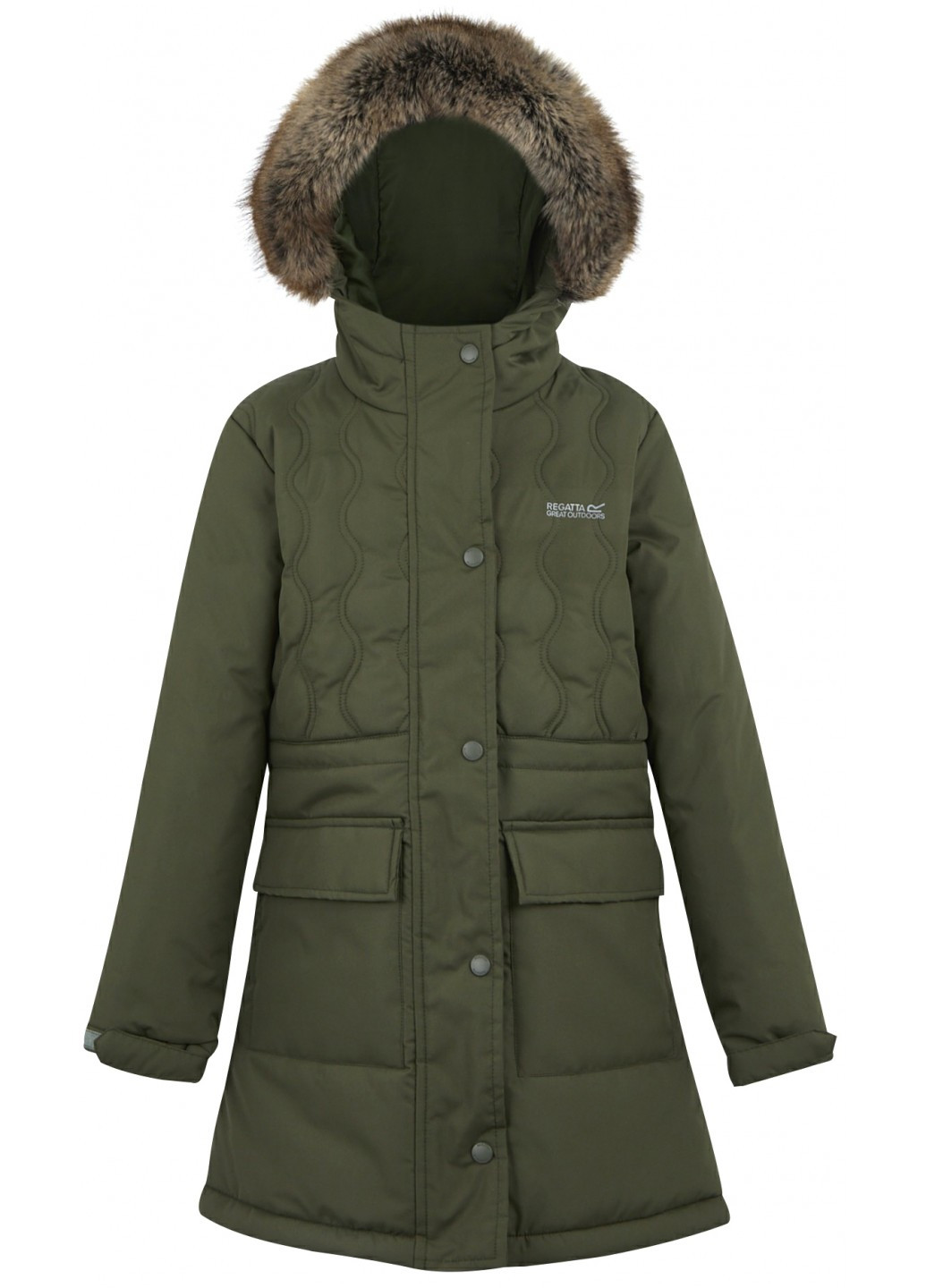 Оливковая (хаки) зимняя куртка Regatta
