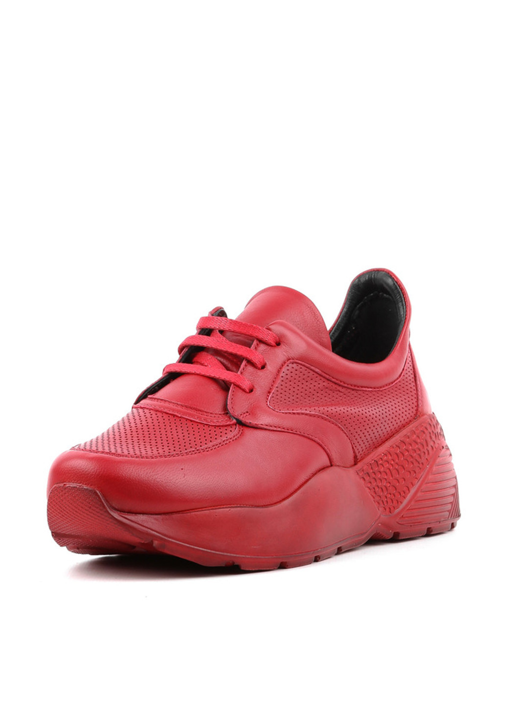 Красные демисезонные кроссовки Le'BERDES
