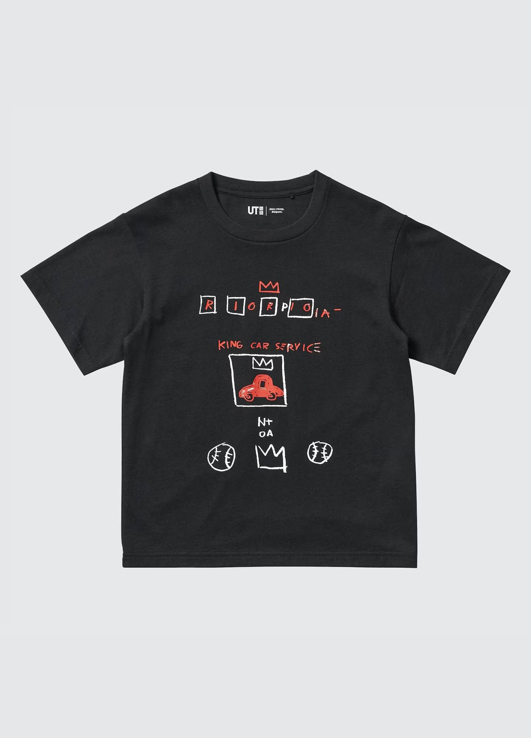 Чорна демісезонна футболка Uniqlo