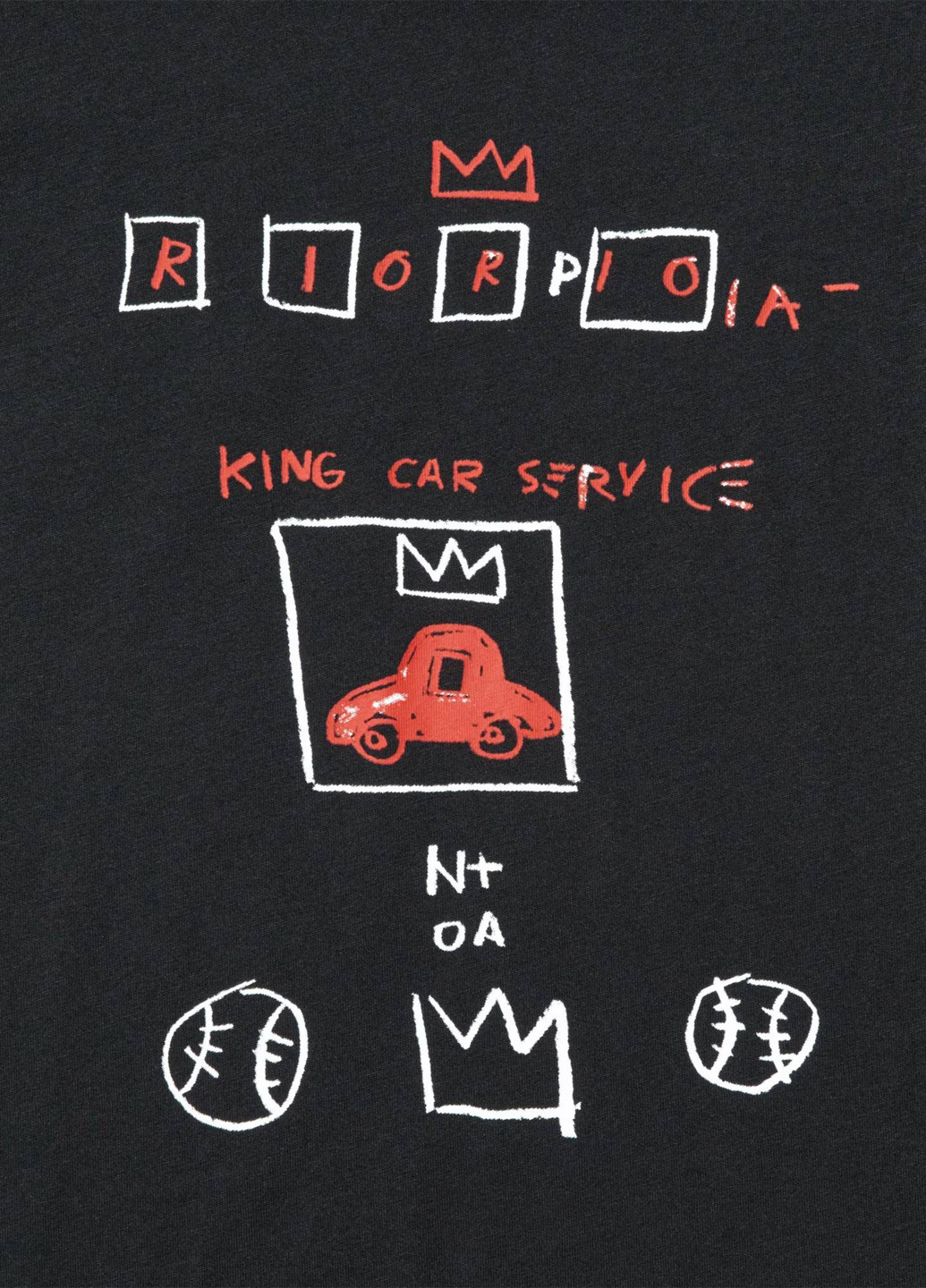 Чорна демісезонна футболка Uniqlo