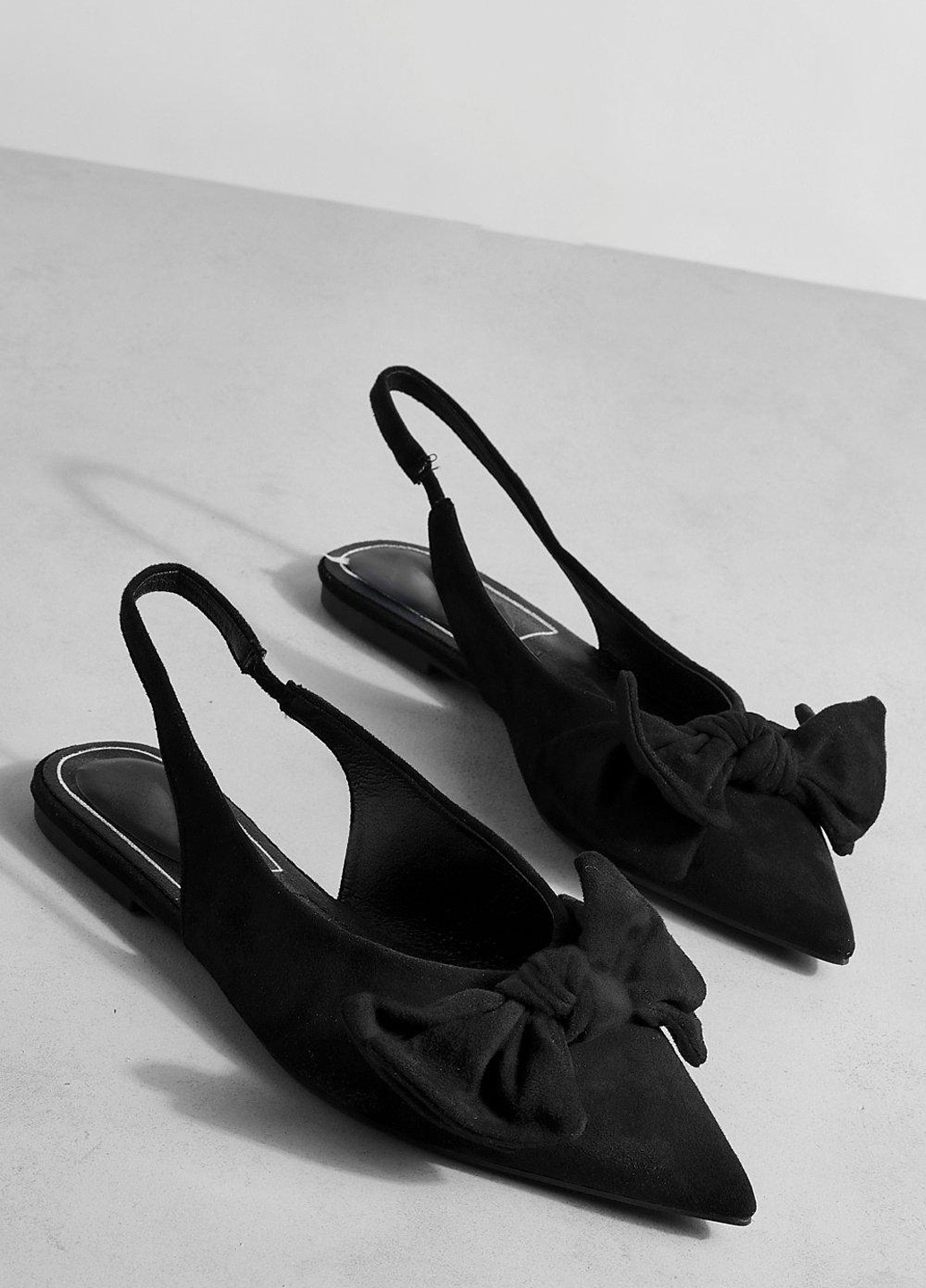 Stephan Туфлі слінгбекі чорний з штучна замша, китай — літо (340268842)