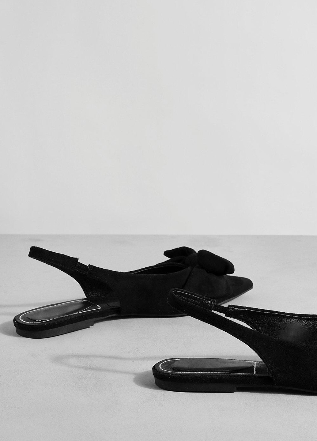 Stephan Туфлі слінгбекі чорний з штучна замша, китай — літо (340268842)