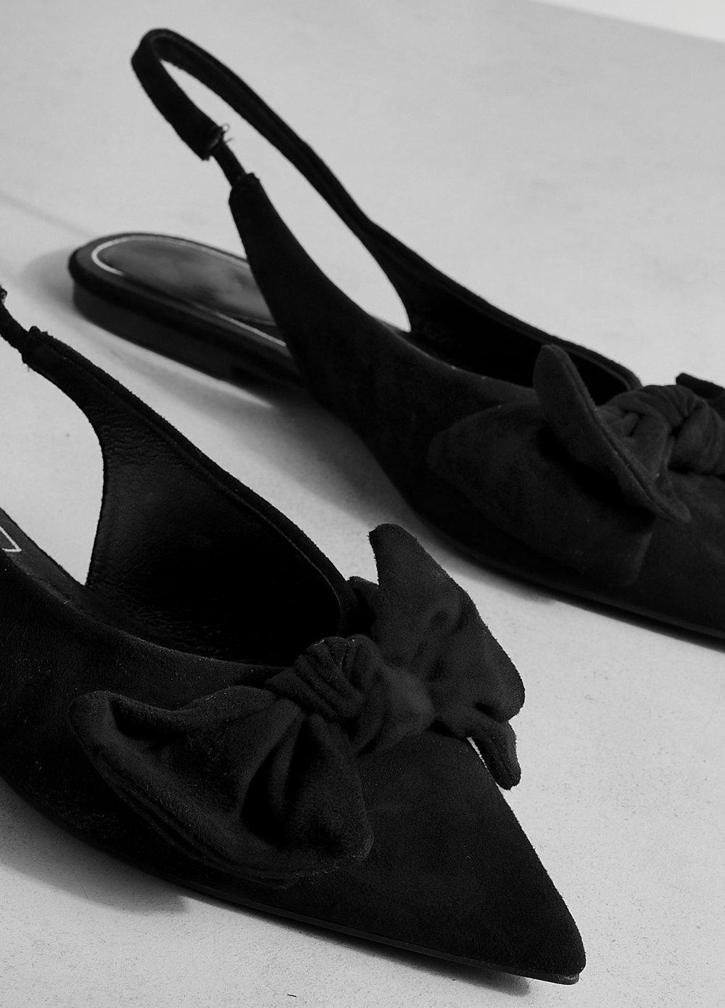 Stephan Туфлі слінгбекі чорний з штучна замша, китай — літо (340268842)