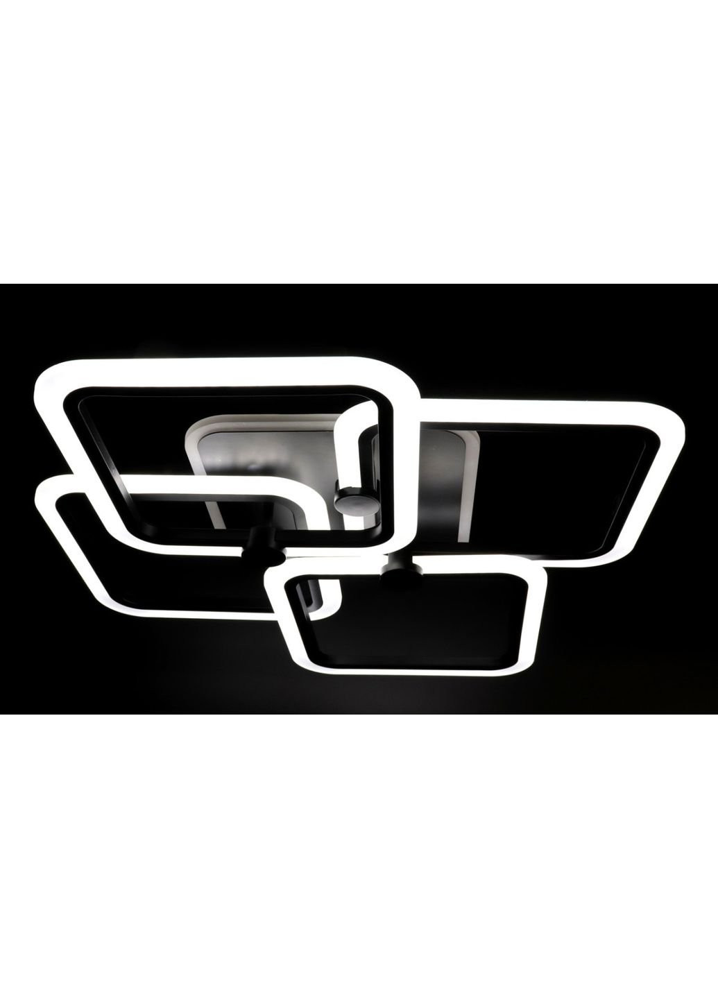 Люстра стельова LED з пультом A2503/4S-RGB-bk Чорний 10х56х65 см. Sunnysky (253627744)