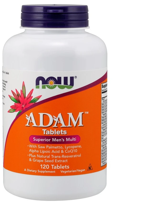 Mультивитамины для мужчин Foods Adam Superior Men's Multi 120 tabs Now (254916623)