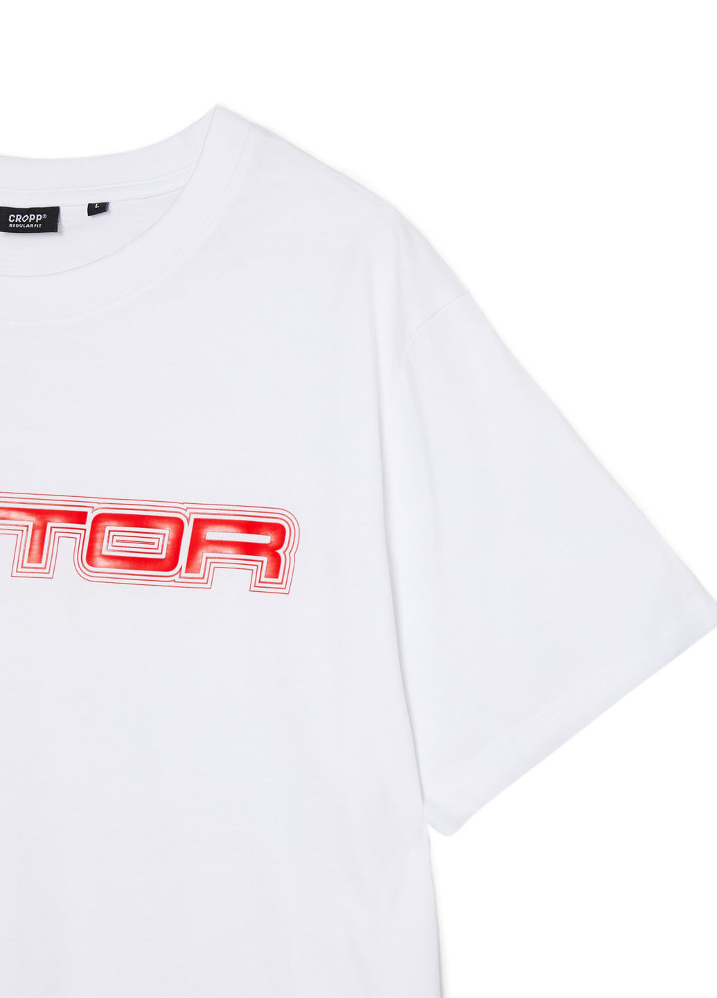 Біла футболка Cropp