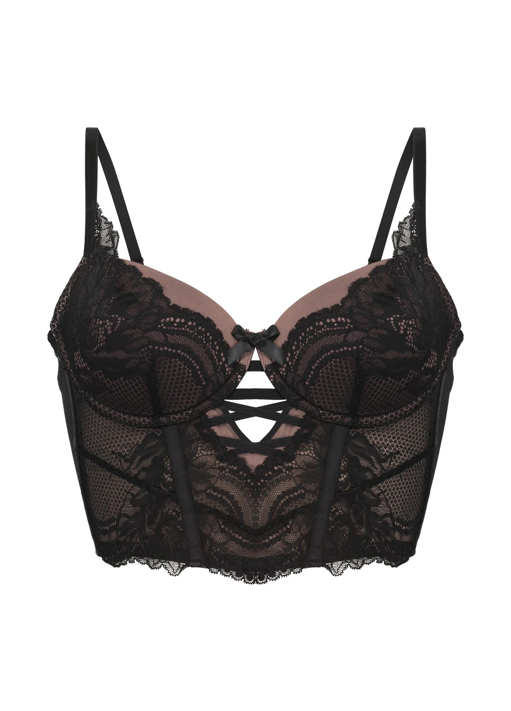 Чорний бюстгальтер Hunkemoller з кісточками поліамід, мереживо
