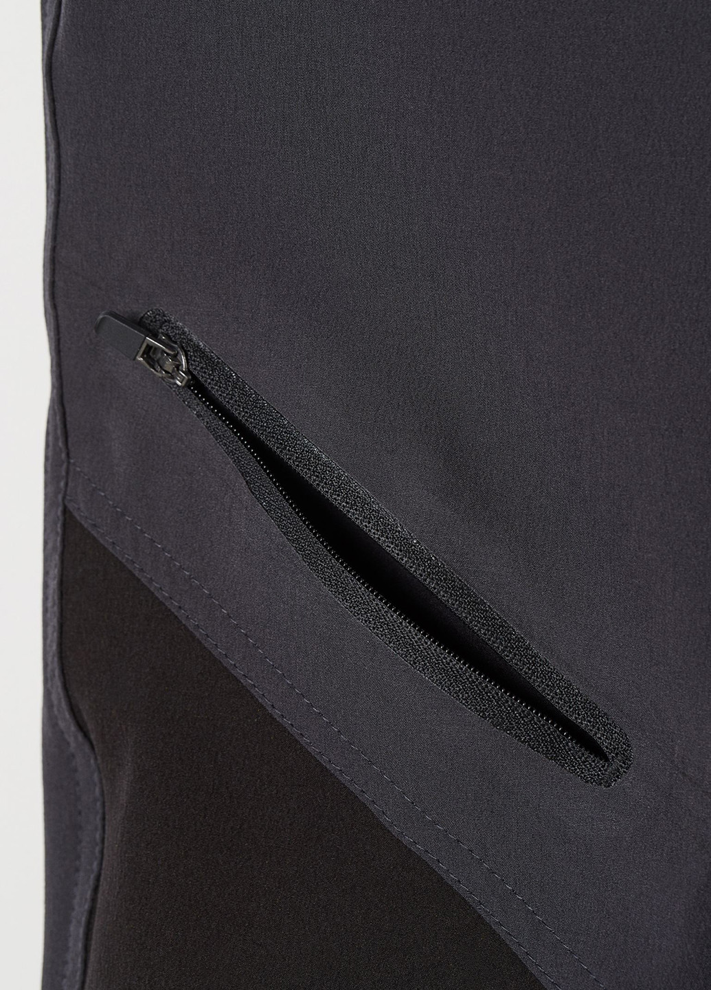 Графитовые кэжуал демисезонные прямые брюки H&M