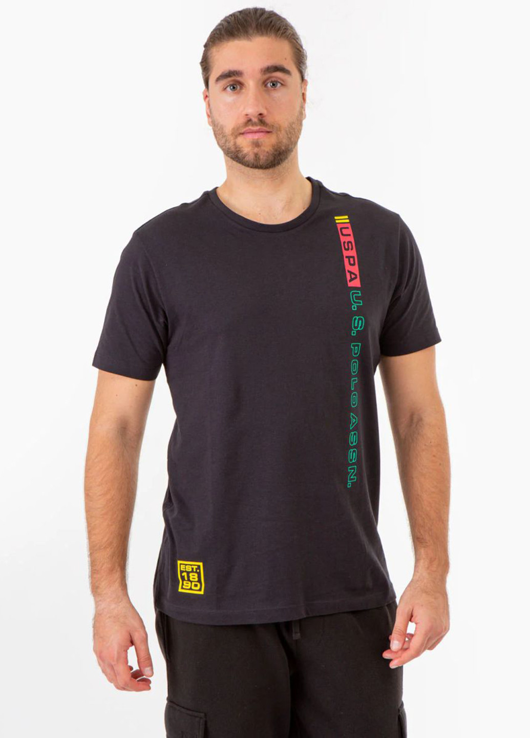 Чорна футболка U.S. Polo Assn.