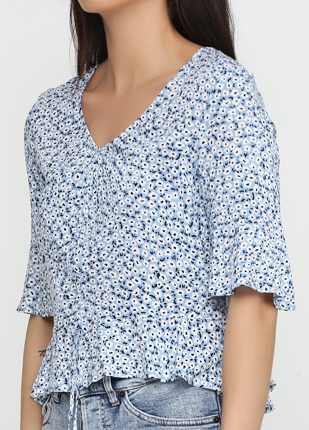 Комбинированная блуза H&M
