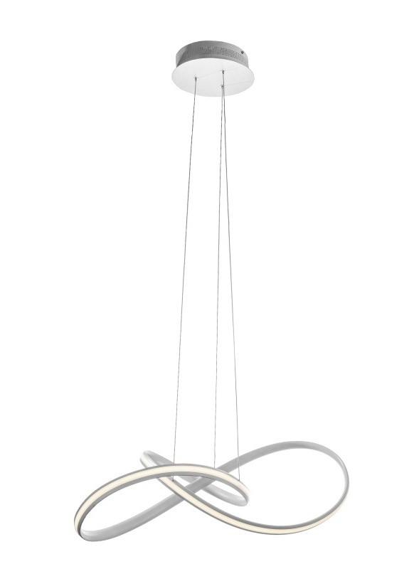 Светильник потолочный подвесной светодиодный для спальни BL-454S/45W WH Brille (253893477)