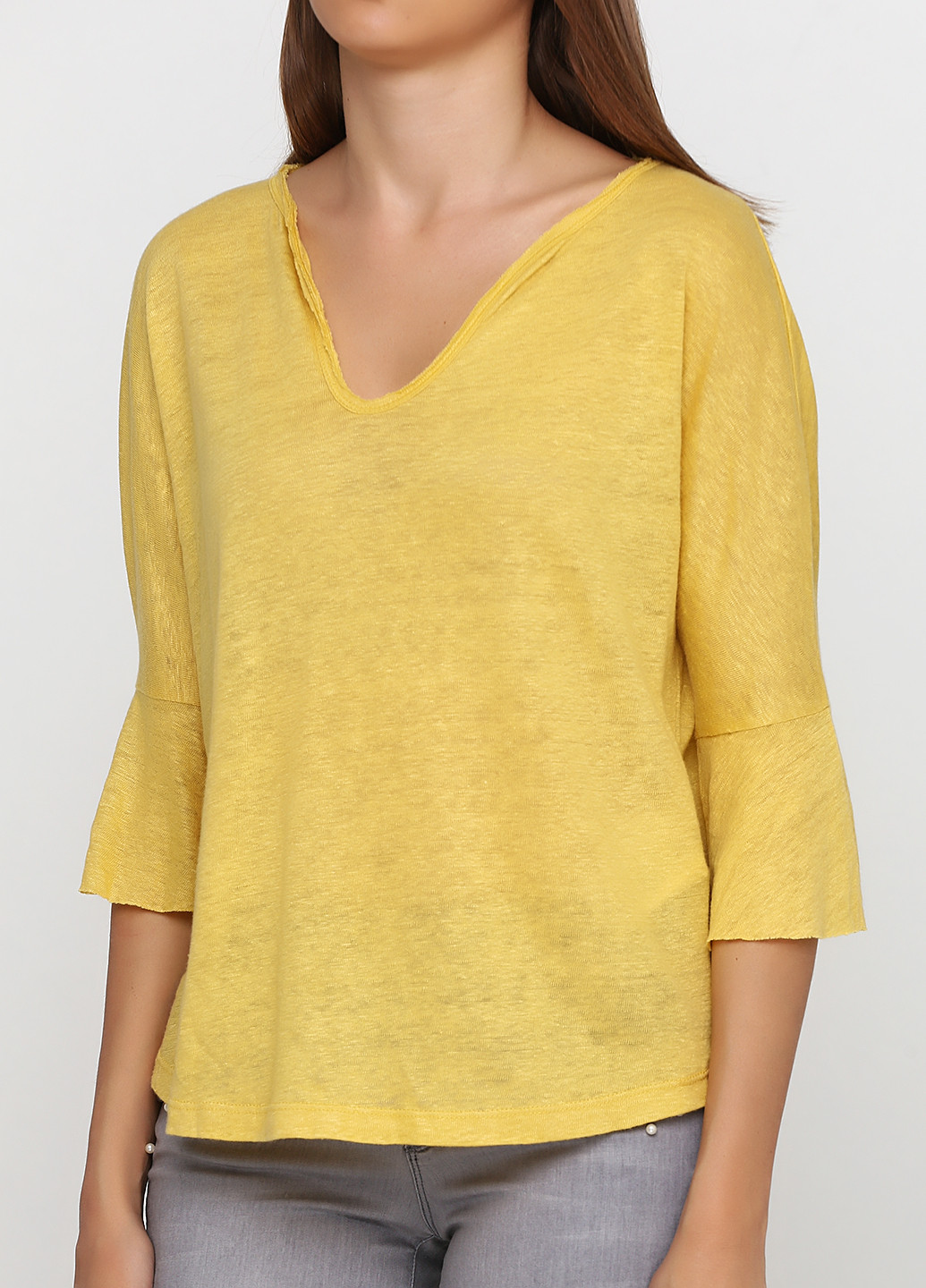 Желтый демисезонный пуловер пуловер Kookai