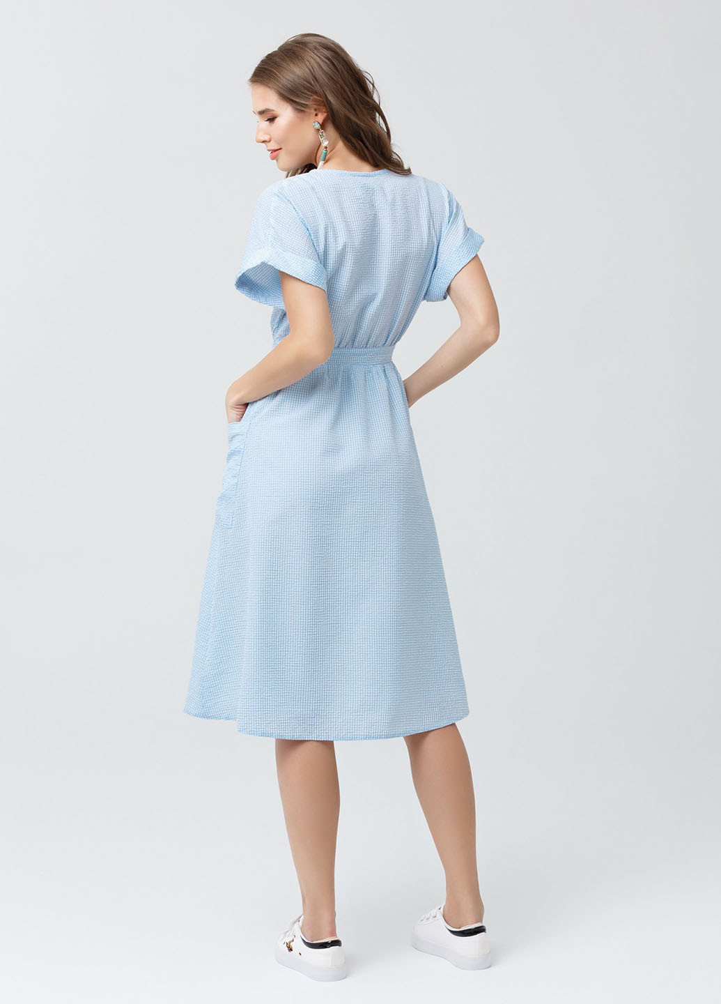 Голубое кэжуал платье OKS by Oksana Demchenko