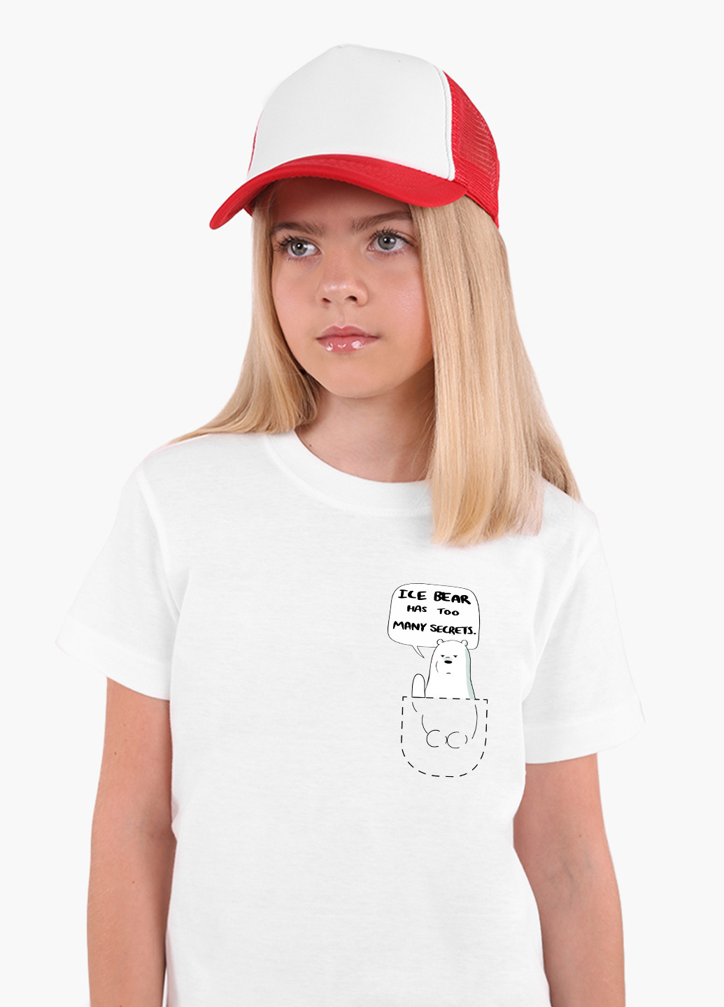 Біла демісезонна футболка дитяча вся правда о медведях (we bare bears) білий (9224-2904) 164 см MobiPrint