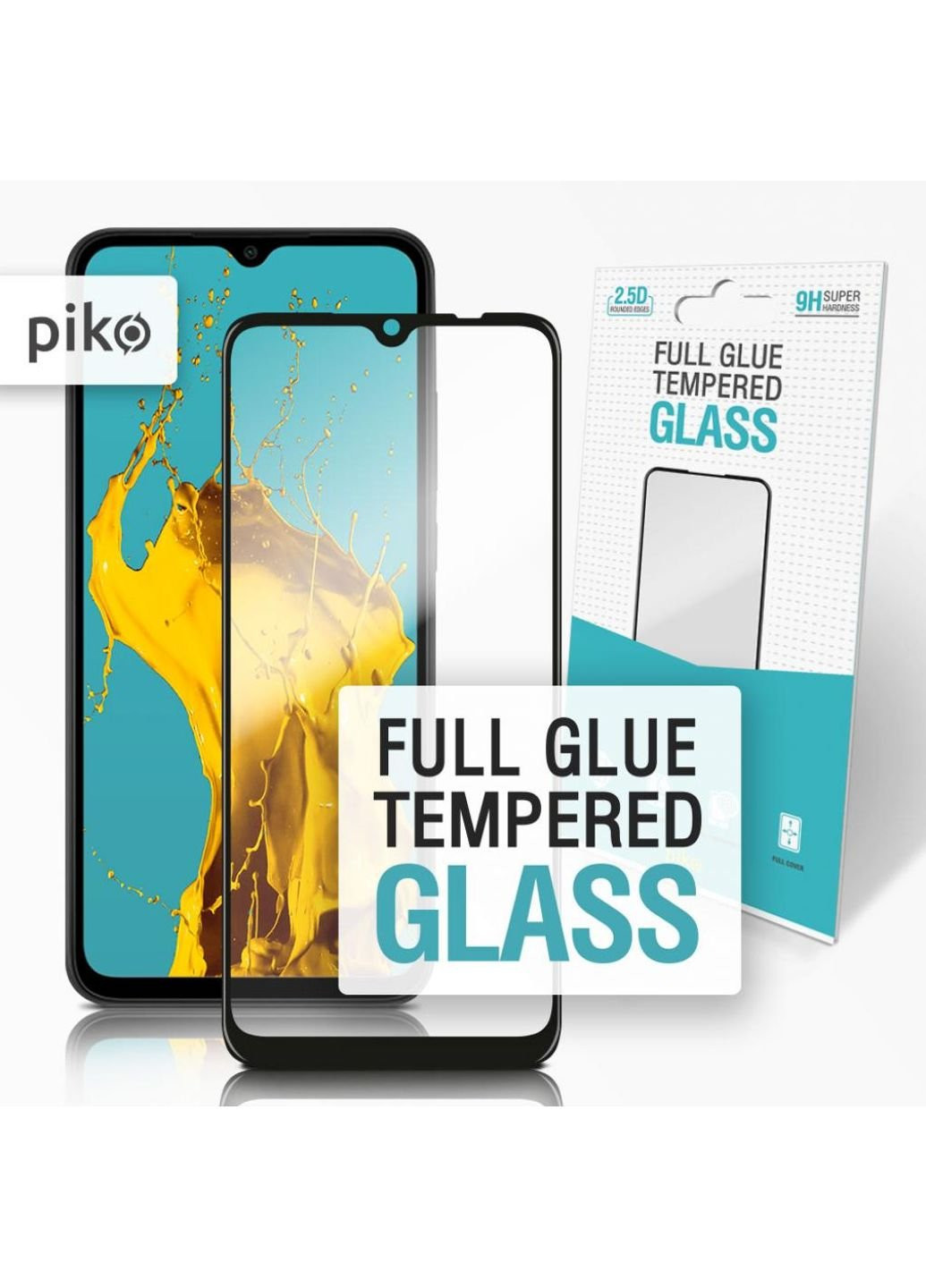 Стекло защитное Full Glue Xiaomi Redmi 9А (1283126503986) Piko (252370580)