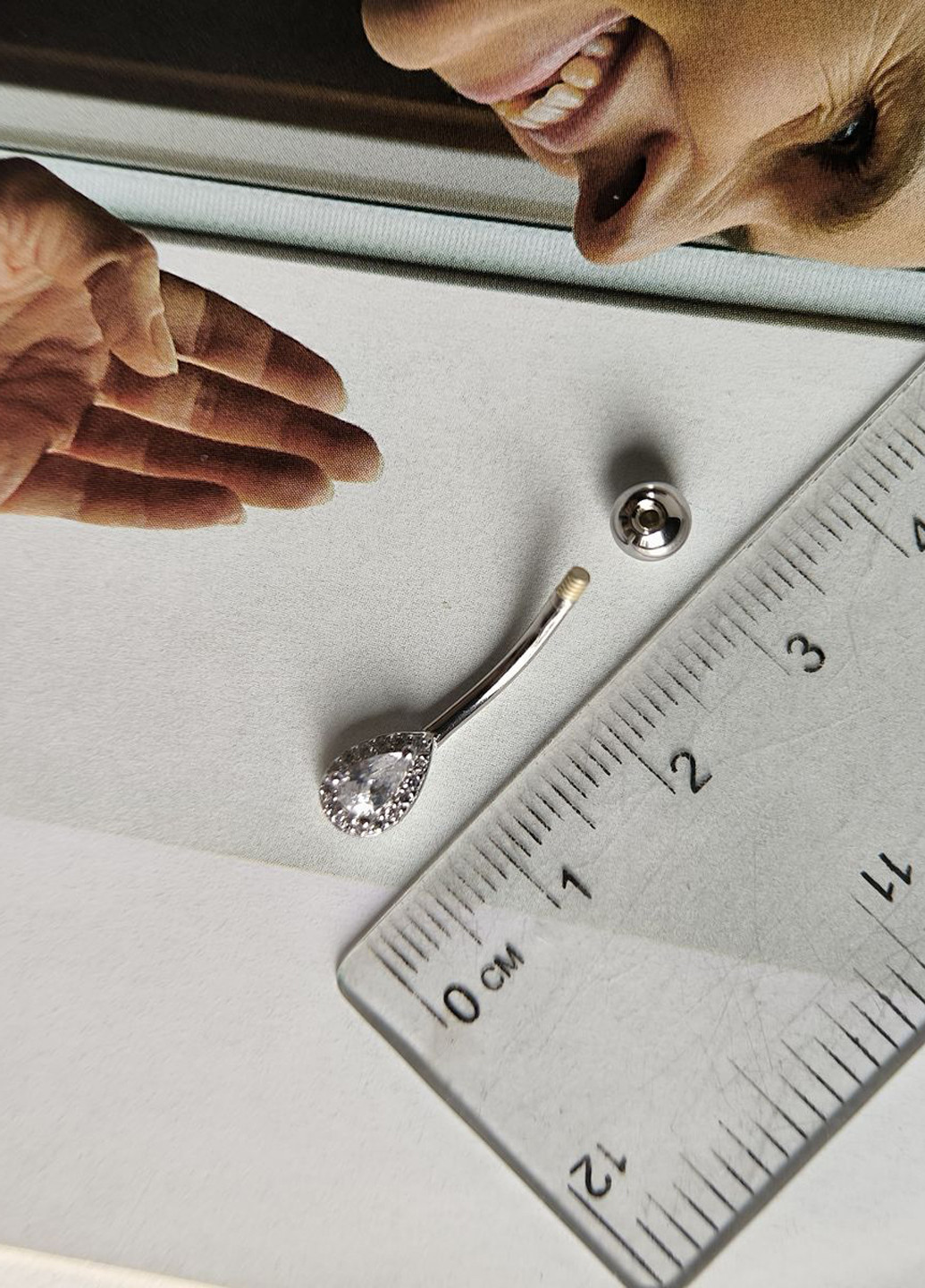 Сережка для пірсингу Silver Flame (350941349)