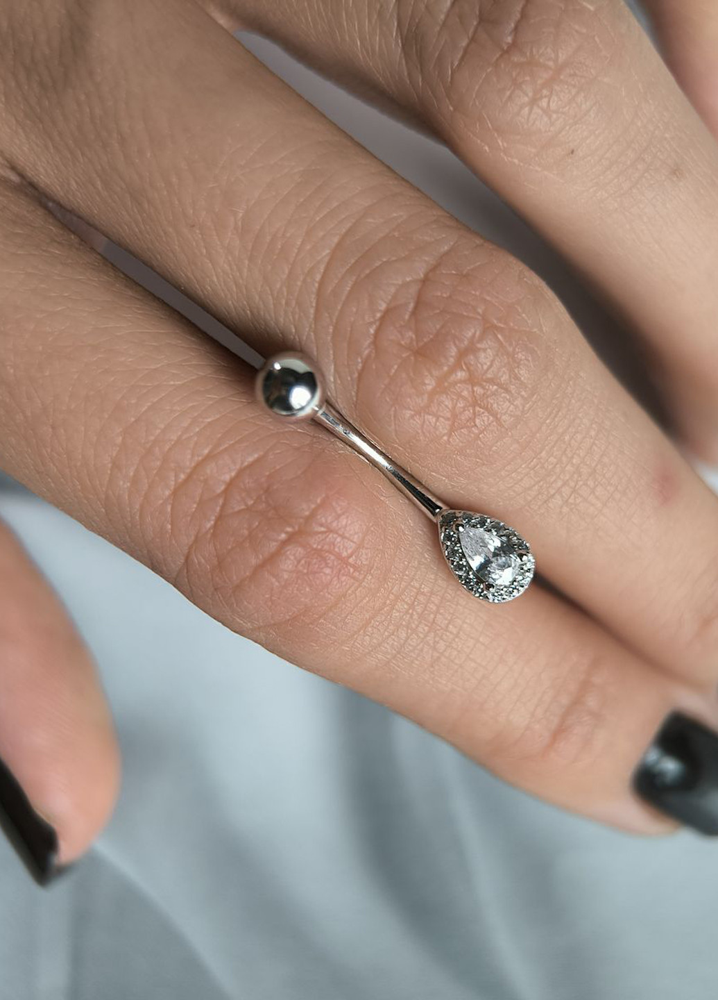 Сережка для пірсингу Silver Flame (350941349)