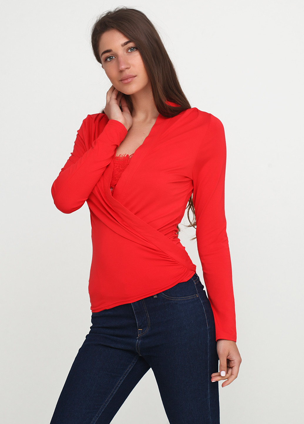 Красный демисезонный комплект (блуза, топ) NLY
