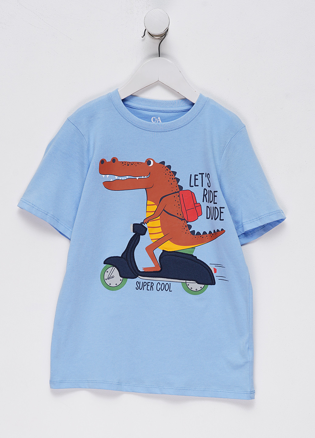 Блакитна літня футболка C&A