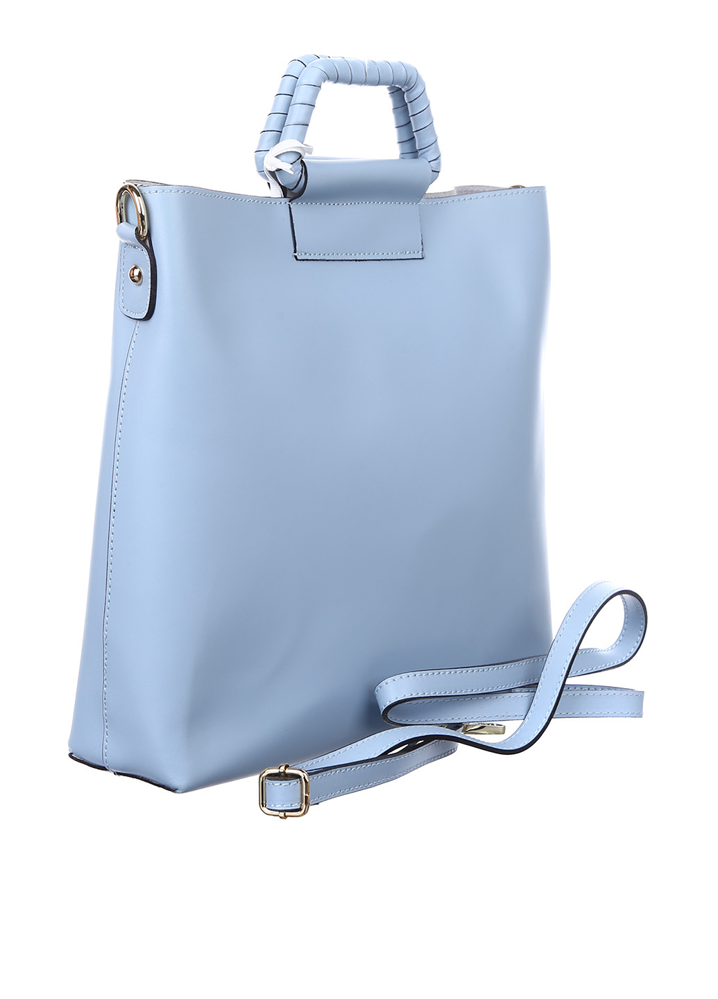 Сумка Monica Ferrucci сумка-корзина однотонная голубая кэжуал