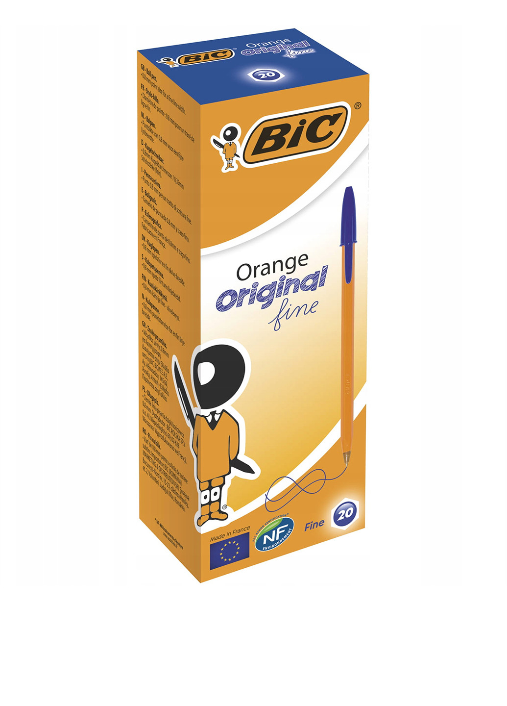Набір кулькових ручок Orange, (20 шт.) Bic (249565391)