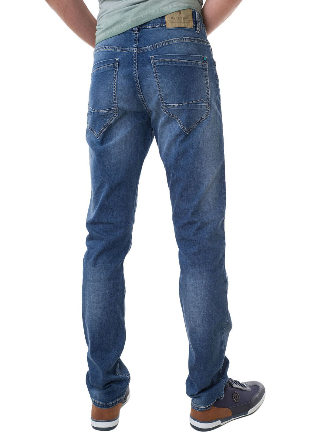 Синие летние джинсы Basefield
