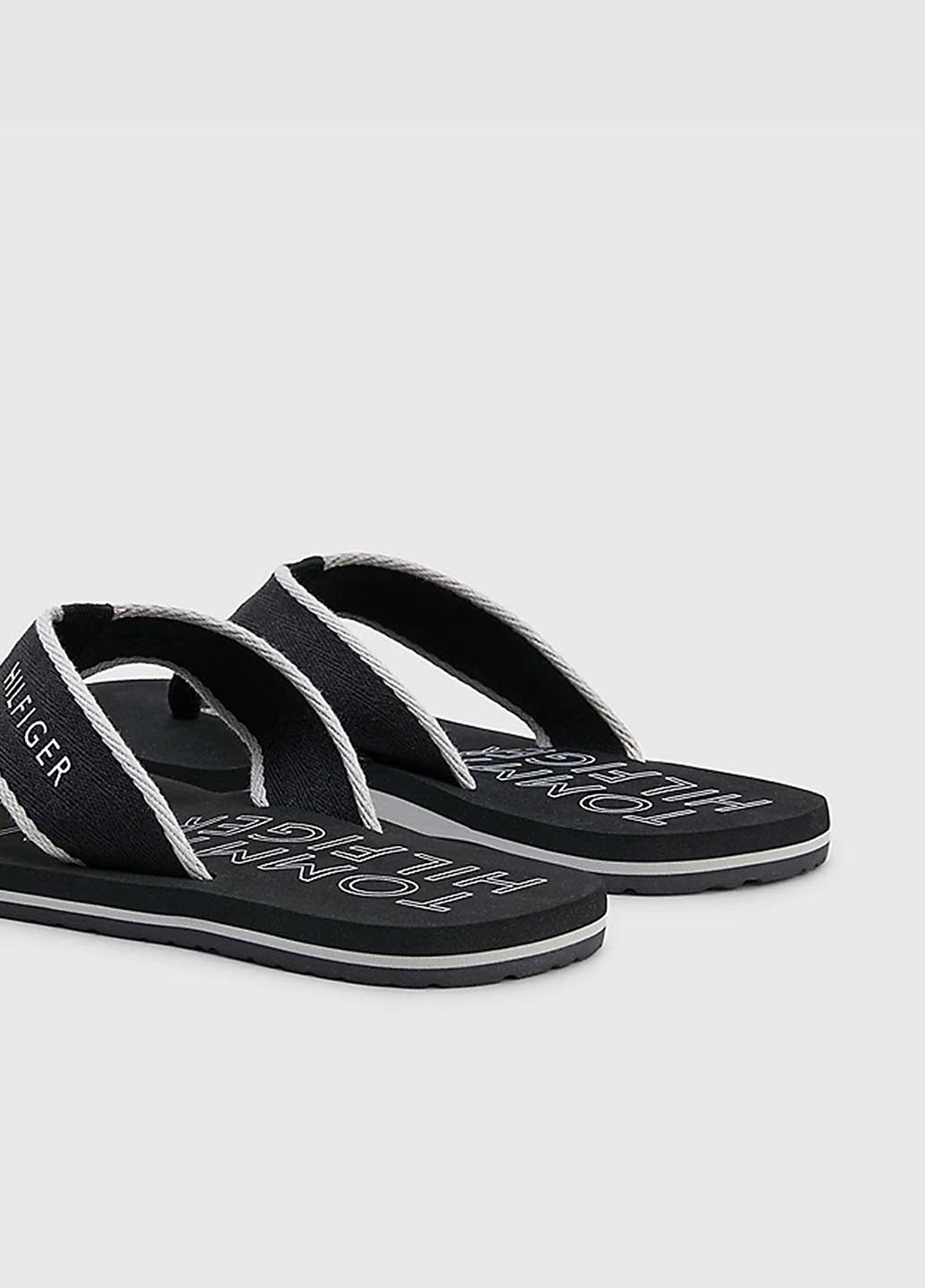 Черно-белые кэжуал вьетнамки Tommy Hilfiger