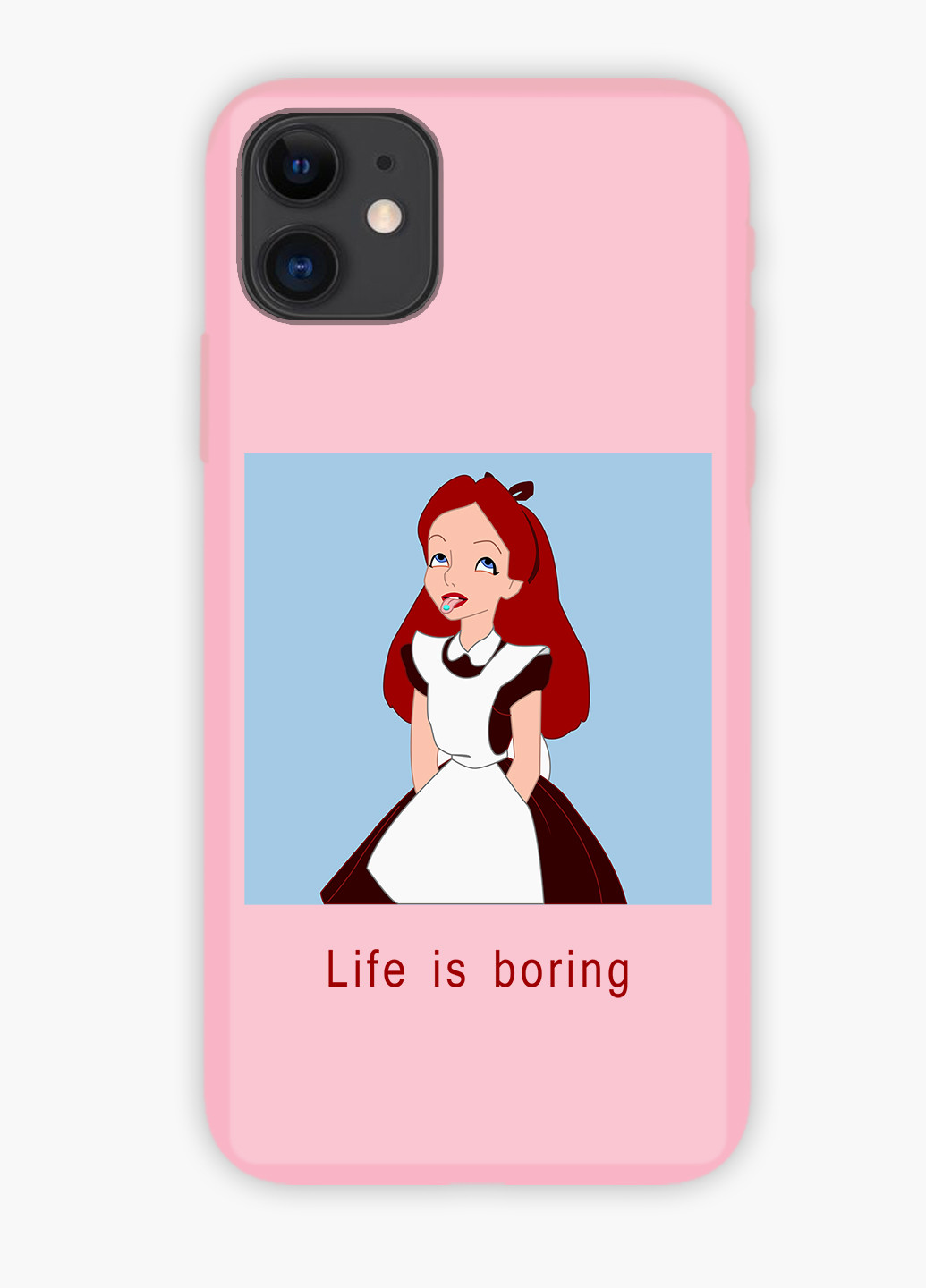 Чехол силиконовый Apple Iphone 6 Алиса скукота Дисней (Alice in Wonderland Disney) (6937-1435) MobiPrint (219517826)