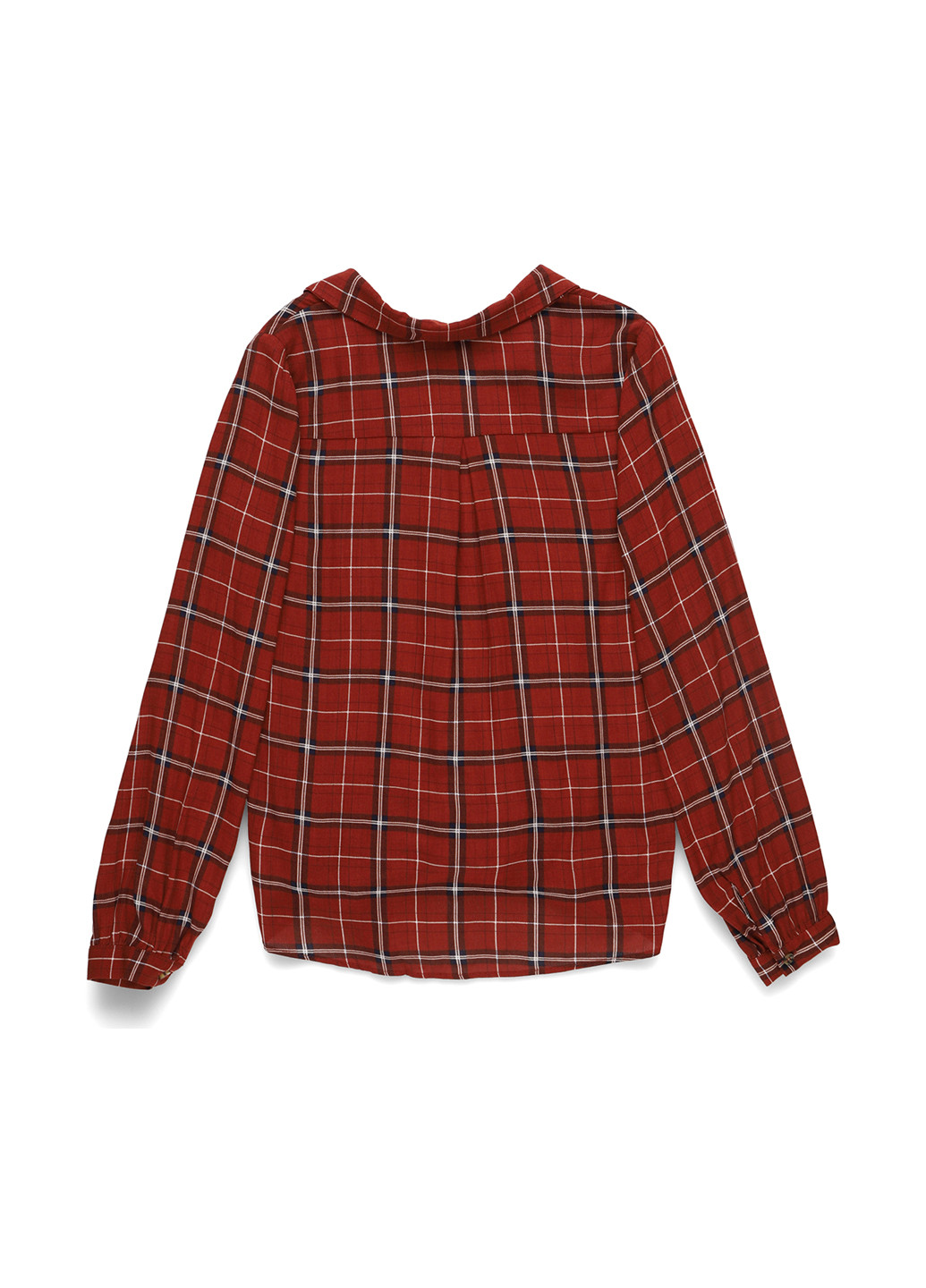 Коричневая блуза на запах Springfield