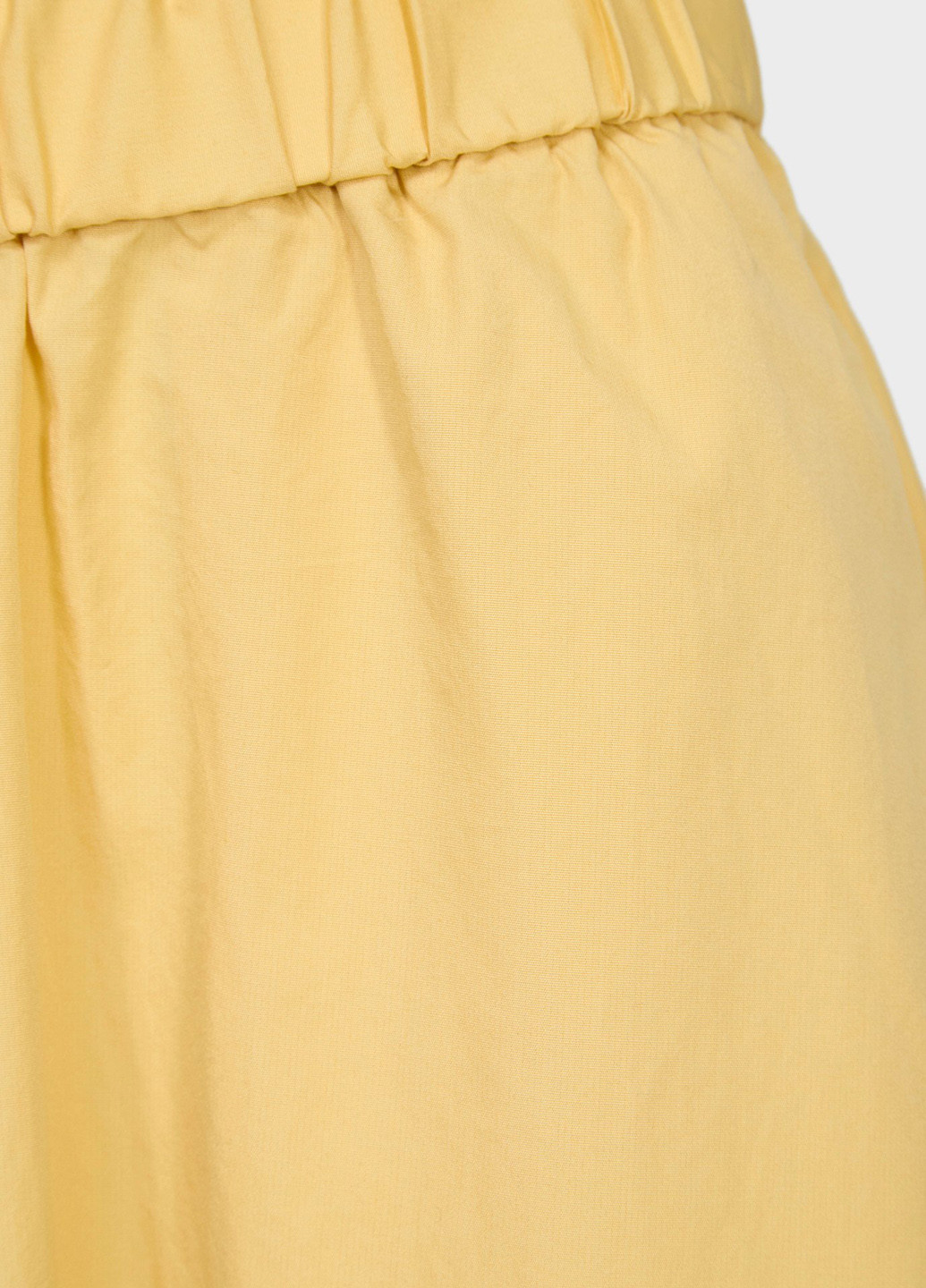 Песочная кэжуал однотонная юбка Gant а-силуэта (трапеция)