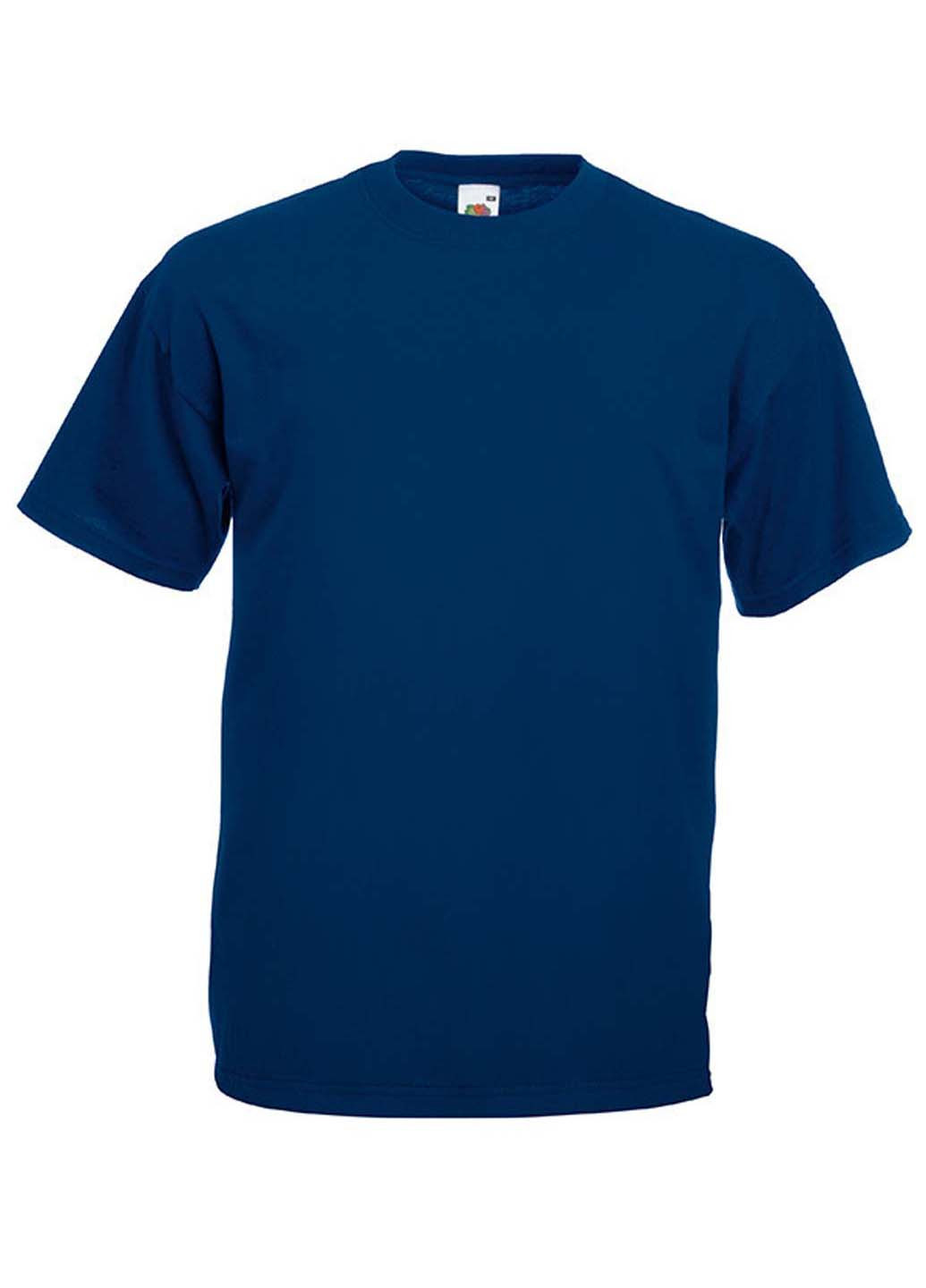 Темно-синяя футболка Fruit of the Loom ValueWeight