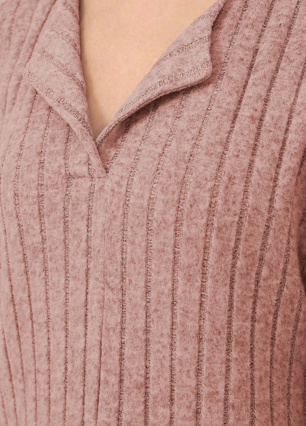 Коралловая всесезон пижама (лонгслив, брюки) лонгслив + брюки SHEIN