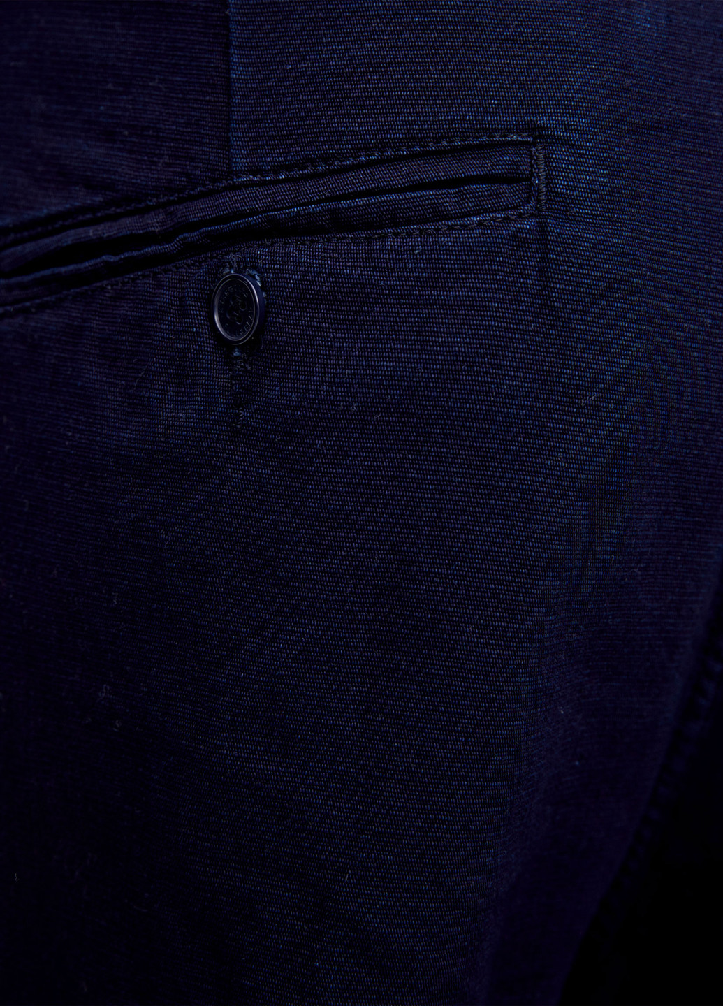 Темно-синие кэжуал демисезонные классические брюки Pull & Bear