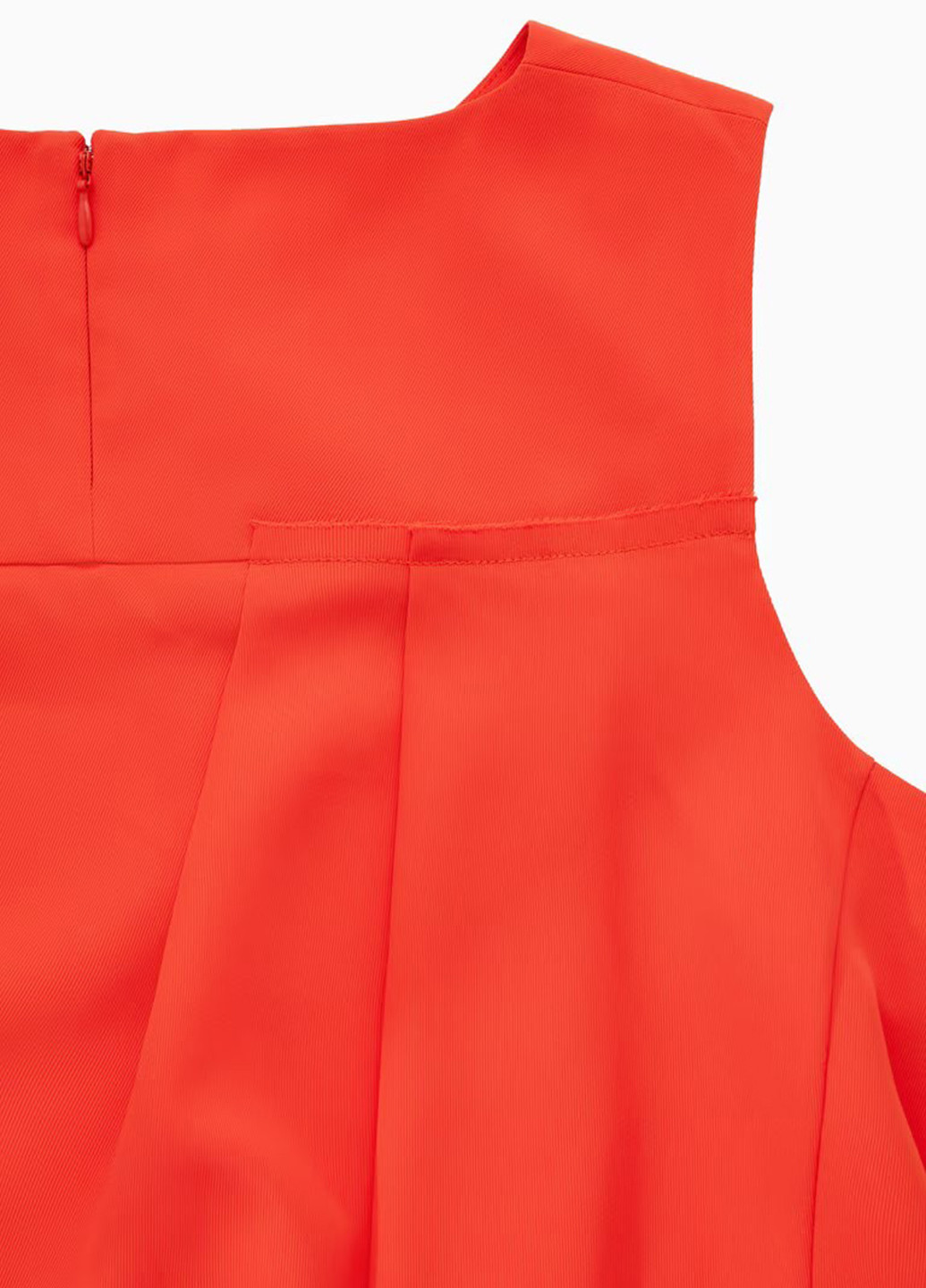 Оранжевое кэжуал платье а-силуэт Cos однотонное