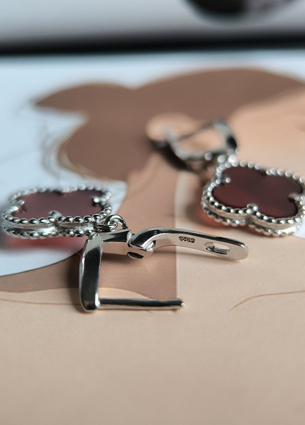 Сережки Silver Flame (369649381)