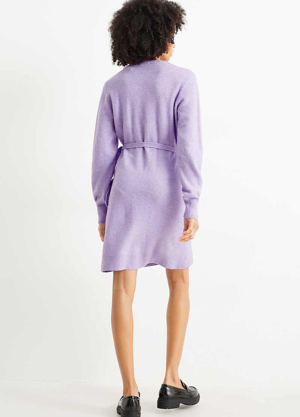 Бузкова кежуал сукня на запах C&A однотонна