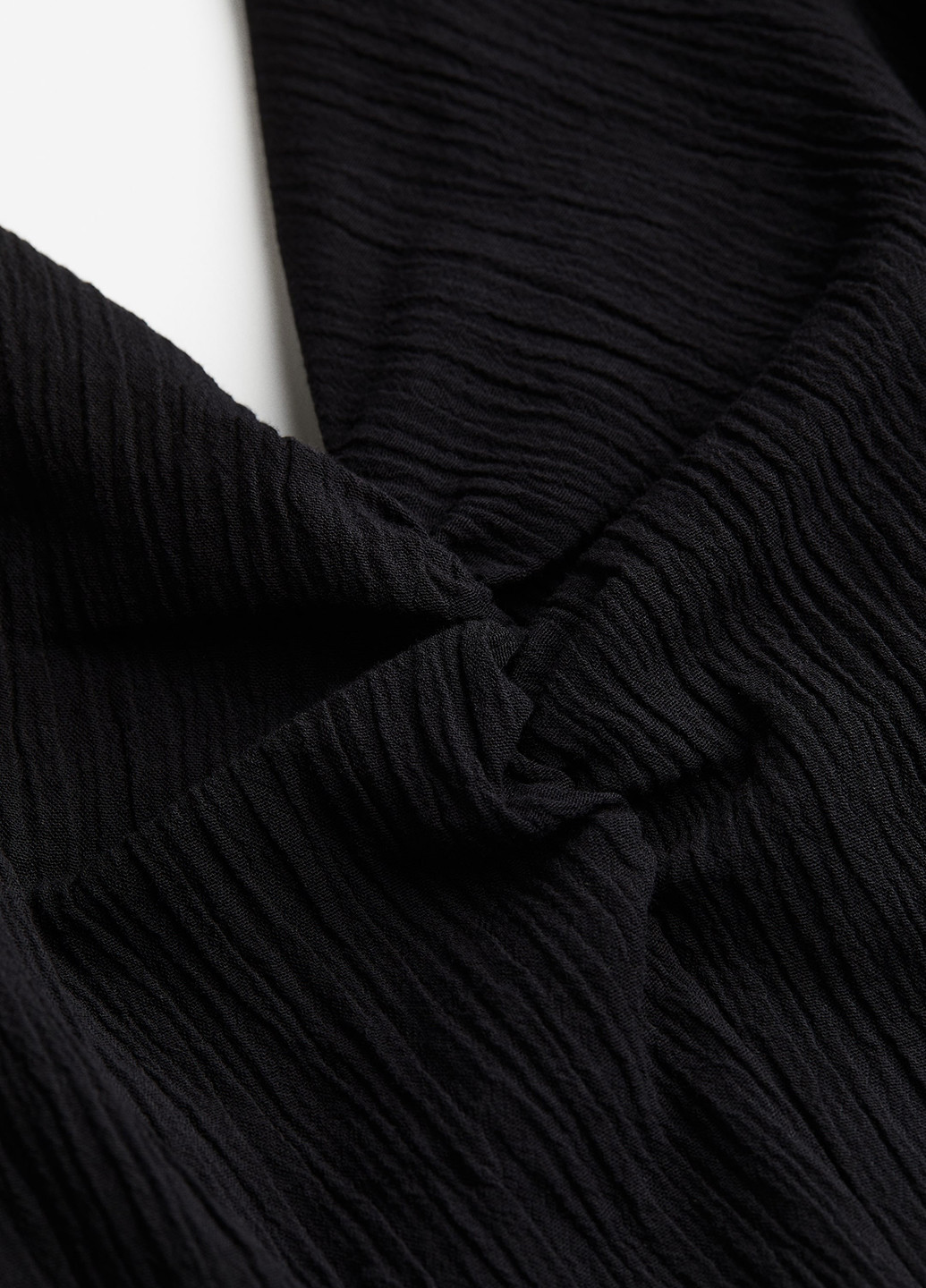 Черное кэжуал платье H&M однотонное