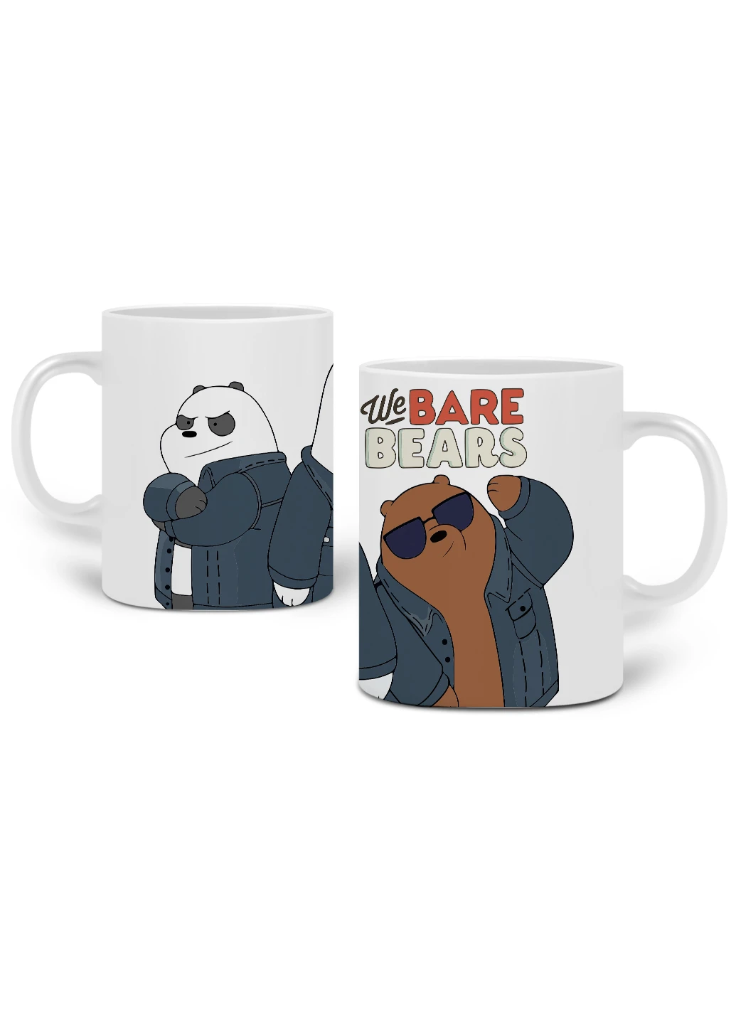 Кружка Вся правда про ведмедів (We Bare Bears) 330 мл горнятко керамічне (20259-2895) MobiPrint (224806235)