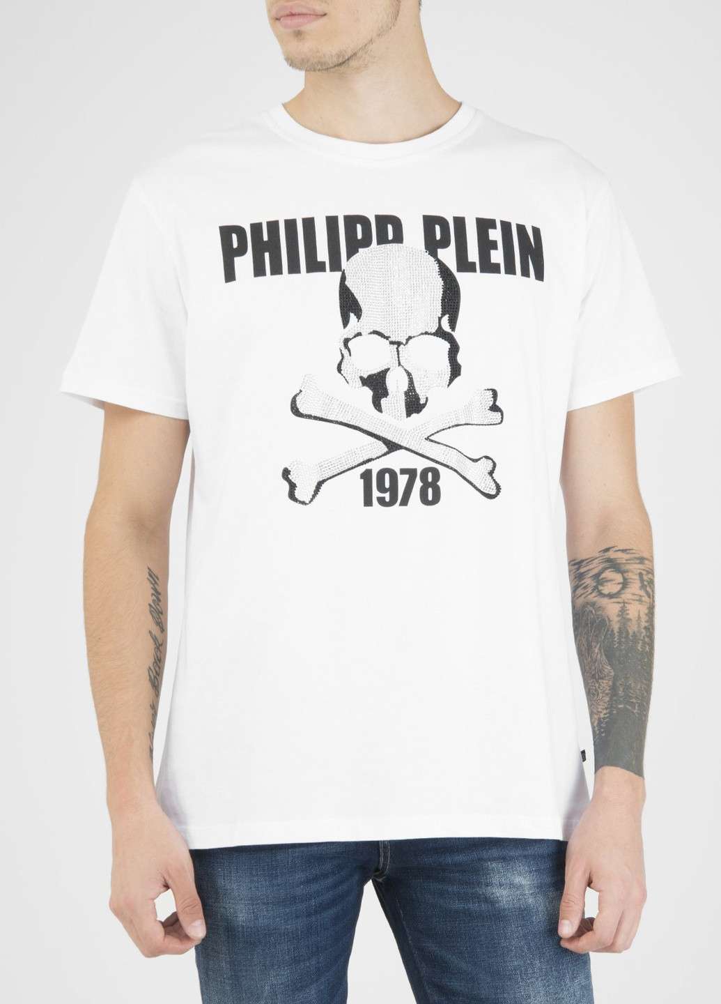 Біла футболка Philipp Plein