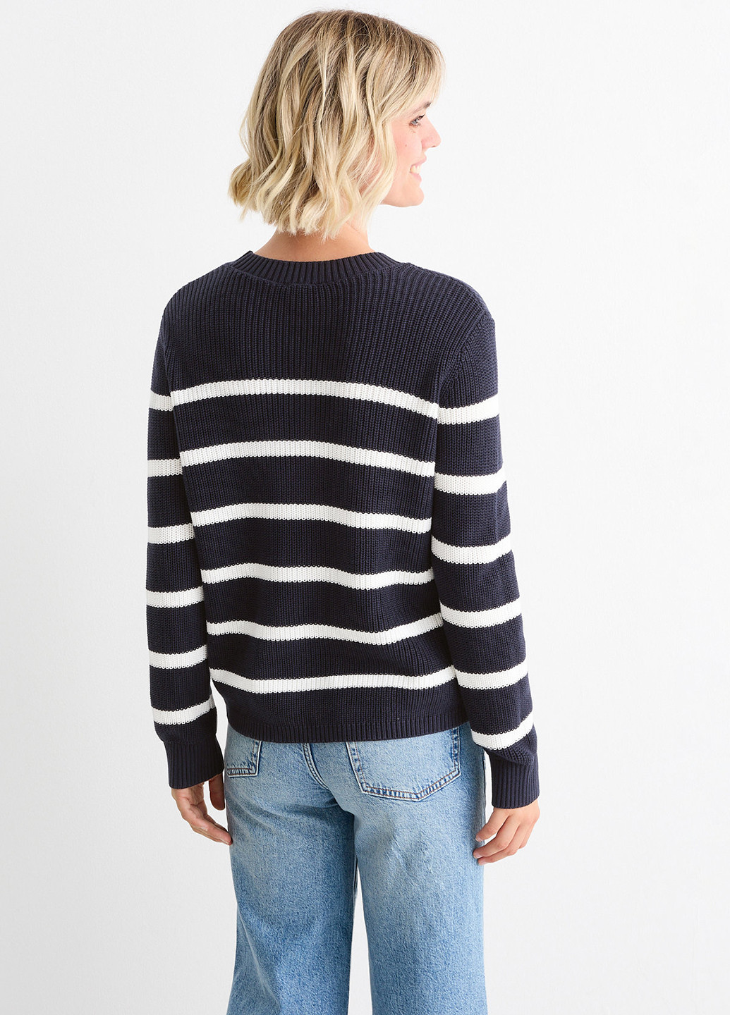 Темно-синій зимовий джемпер джемпер C&A