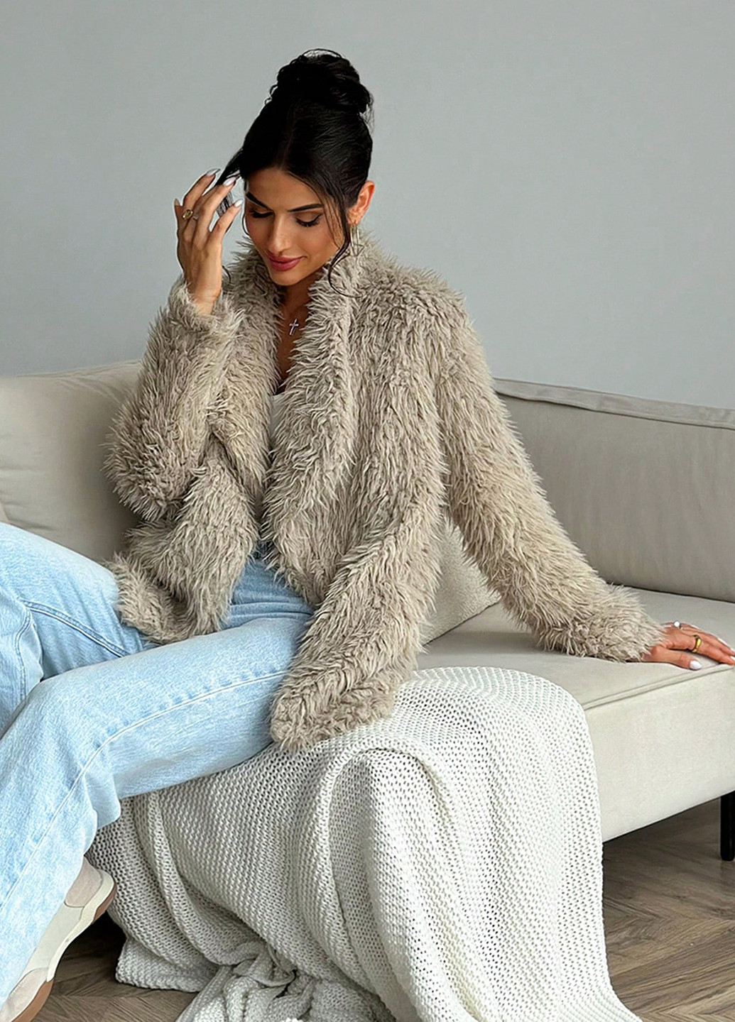 Полушубок SHEIN (338187522)