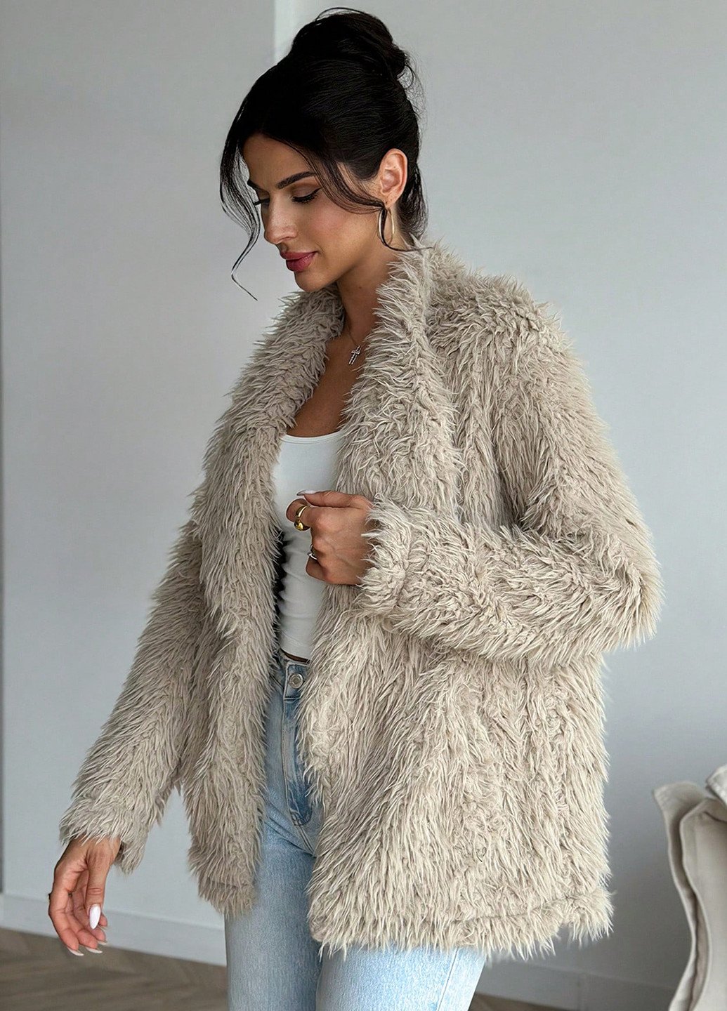 Полушубок SHEIN (338187522)