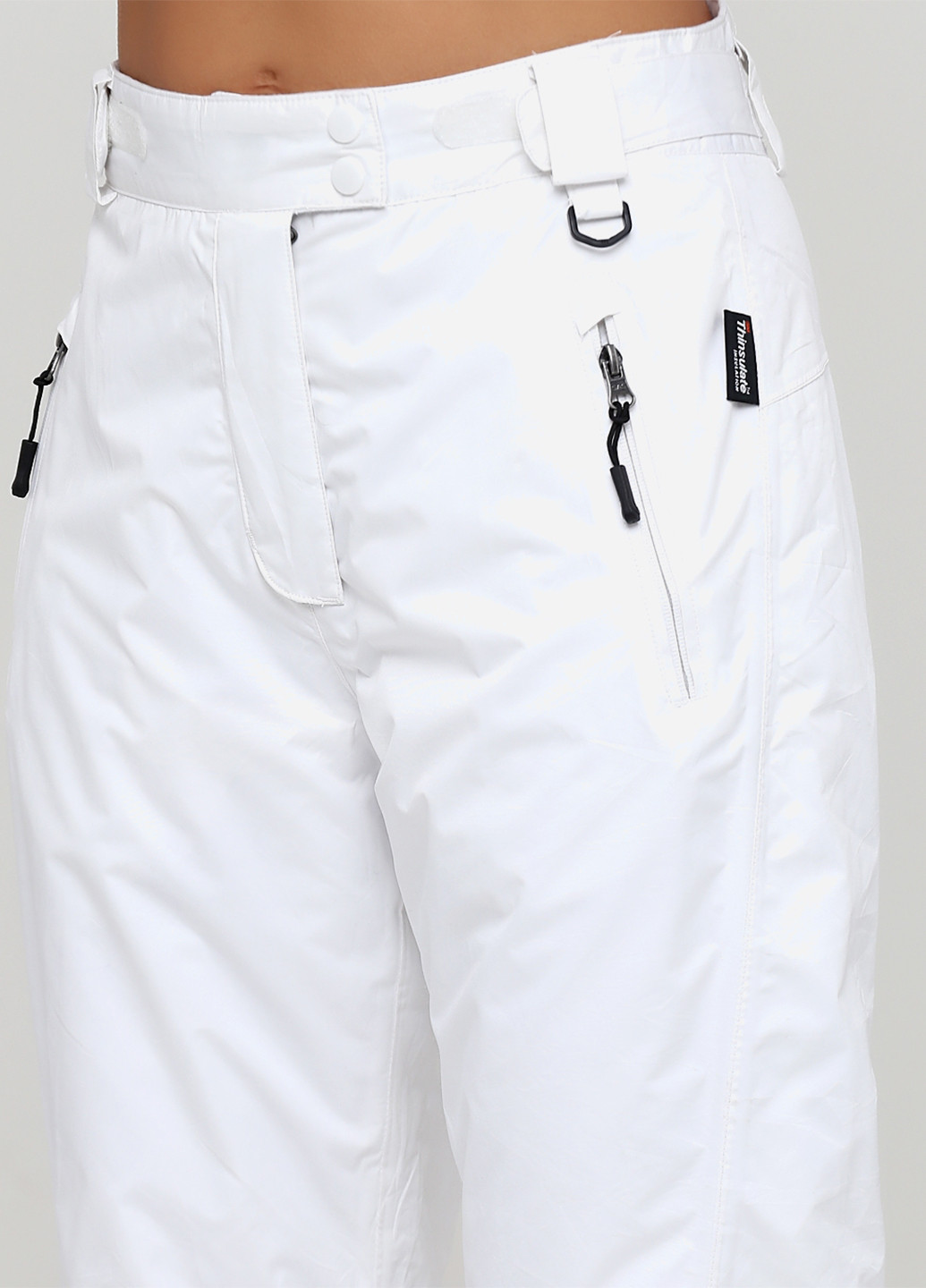 Белые спортивные зимние прямые брюки Crivit